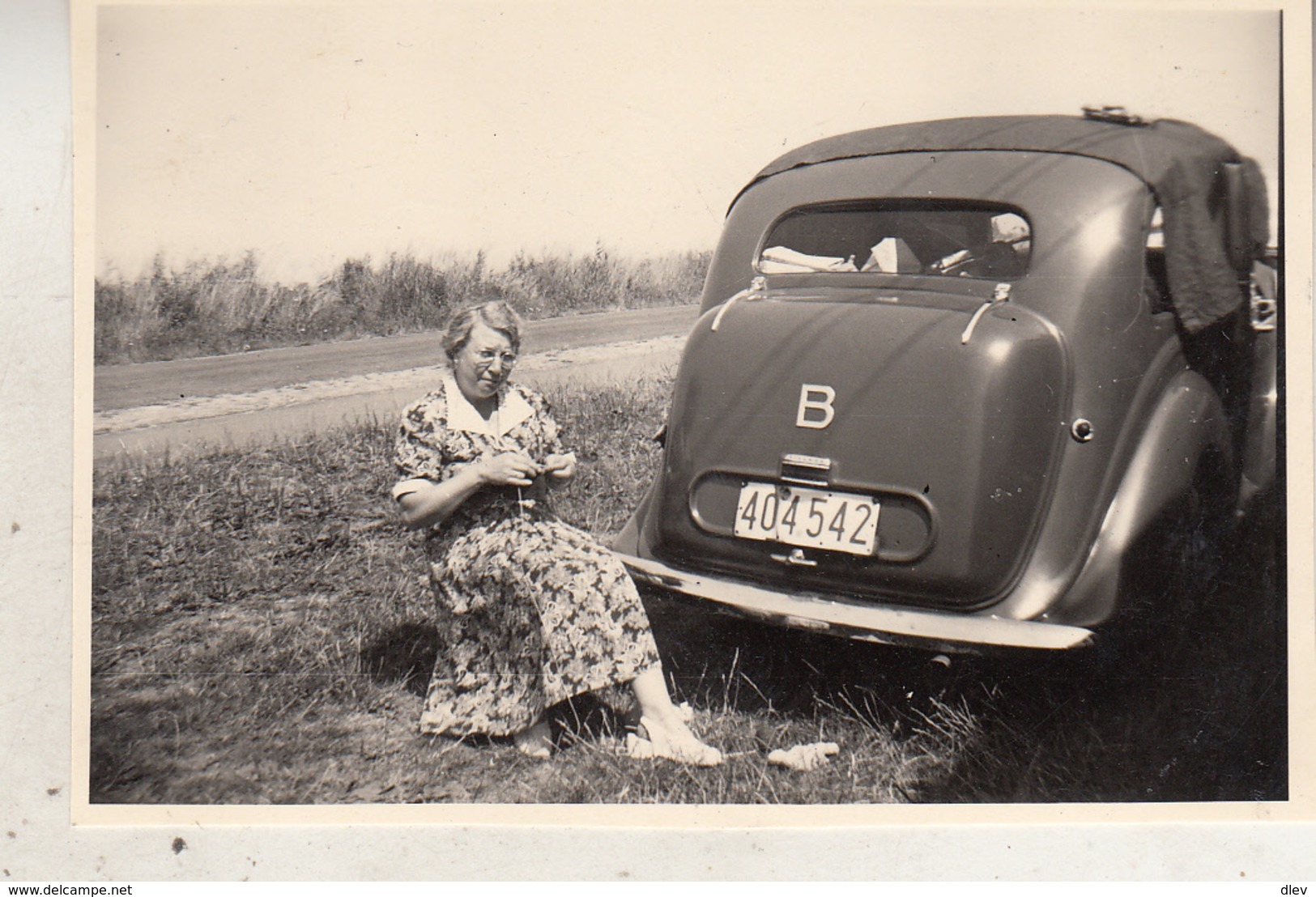 Old Timer - Adinkerke - 1952 - Foto 6 X 8.5 Cm - Automobiles