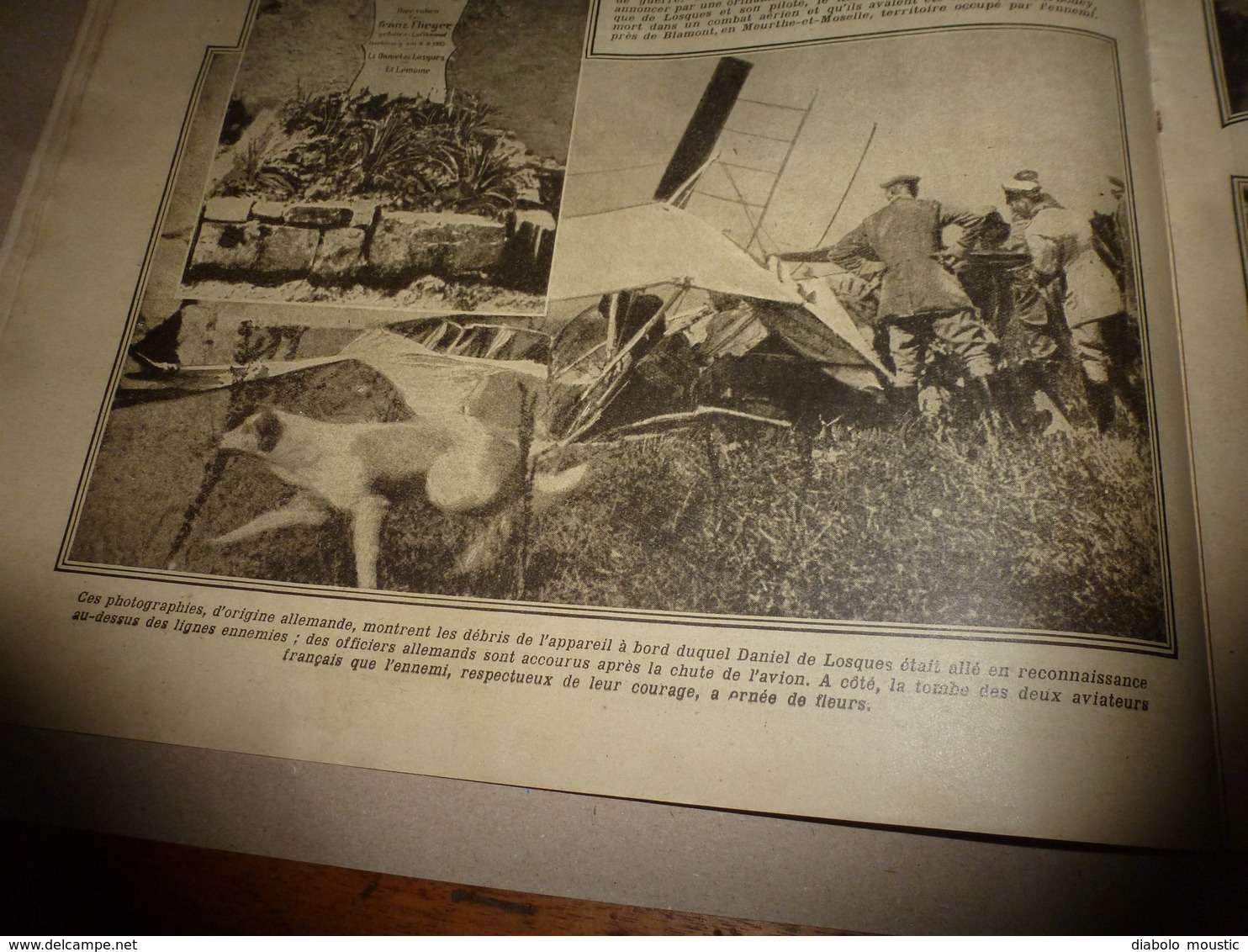 1916 LPDF:Les australiens ;L'aviateur-dessinateur Daniel de Losques est tué;Erzeroum;L'hiver dans les tranchées;etc