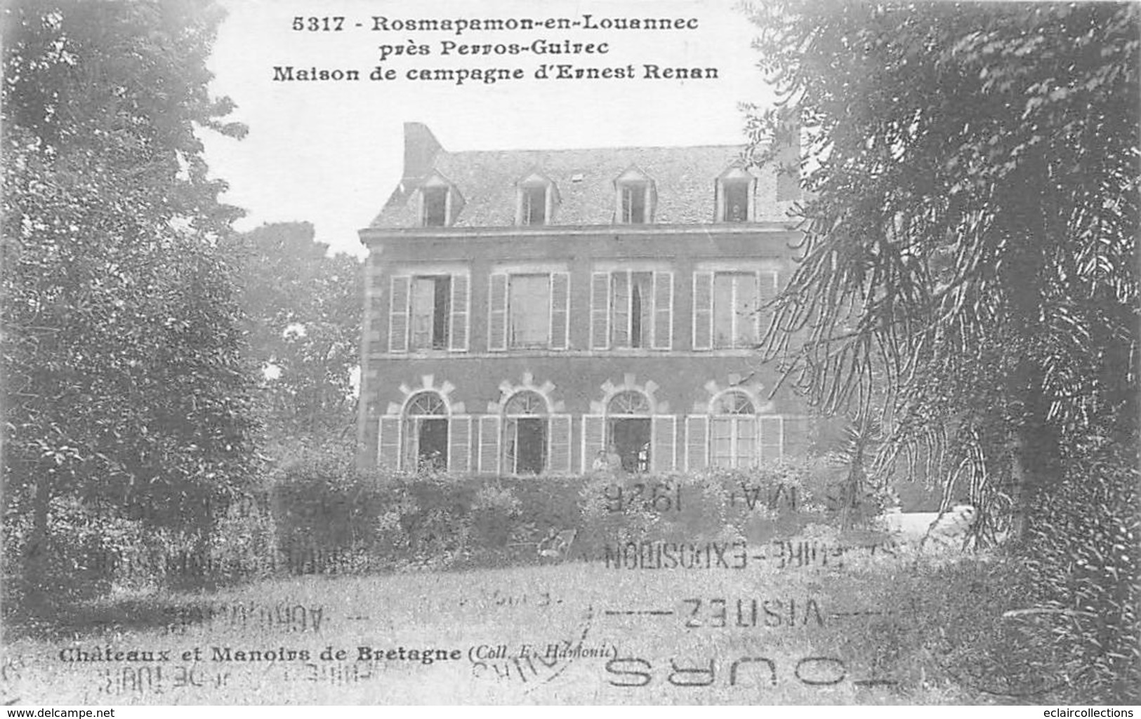 Rosmapamon En Louannec     22       Maison De Campagne D'Ernest Renan      (voir Scan) - Sonstige & Ohne Zuordnung