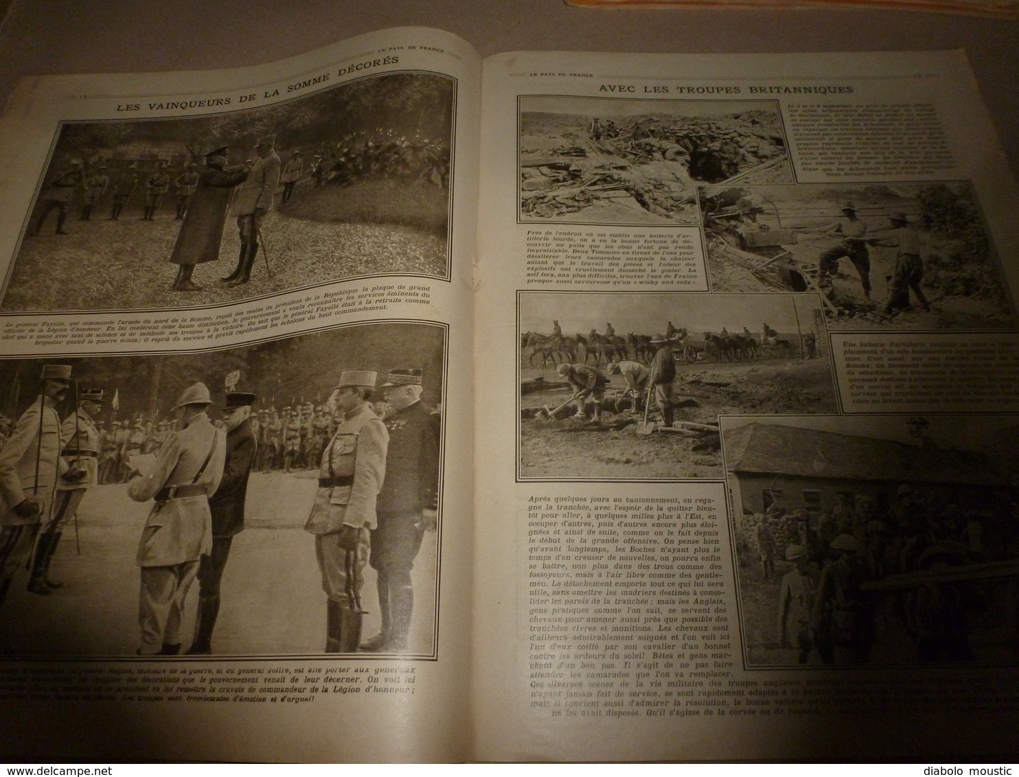 1916 LPDF: British Soldiers; Portrait De Guynemer (couverture);Macédoine;Finsbury;Le Beau Danube Rouge;Rancourt;etc - Français