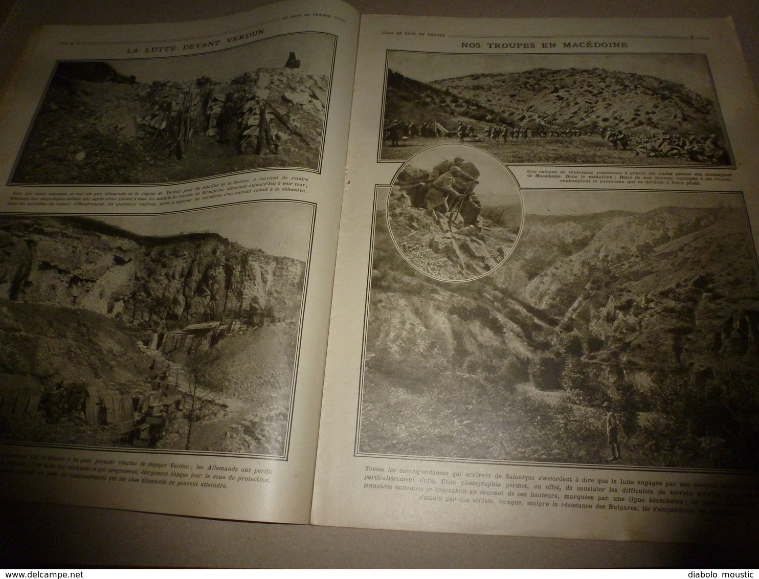 1916 LPDF: British Soldiers; Portrait De Guynemer (couverture);Macédoine;Finsbury;Le Beau Danube Rouge;Rancourt;etc - Francese