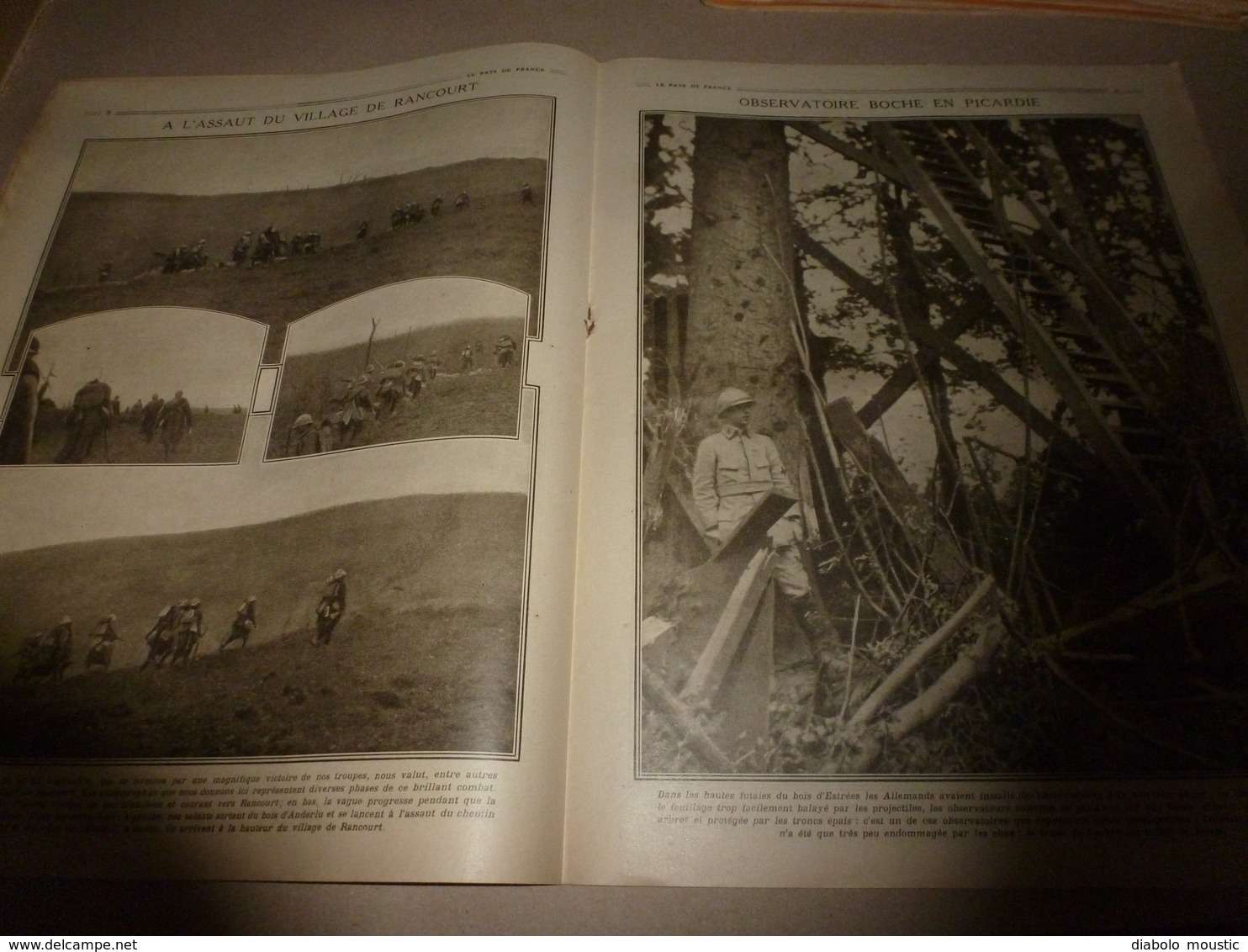 1916 LPDF: British soldiers; Portrait de Guynemer (couverture);Macédoine;Finsbury;Le beau Danube rouge;Rancourt;etc