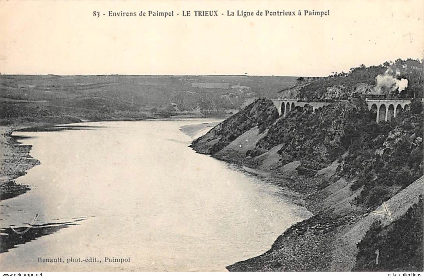 Le Trieux      22      Ligne De Chemin De Fer Pontrieux A Paimpol     (voir Scan) - Andere & Zonder Classificatie