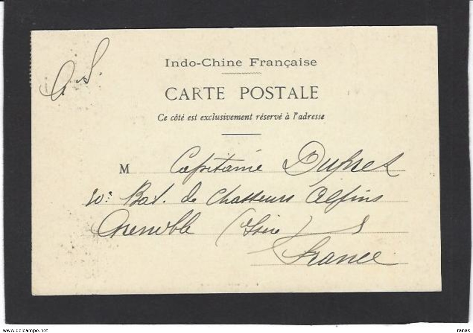 CPA TONKIN Indochine Asie Métier Type Circulé Jeune Fille THO - Vietnam