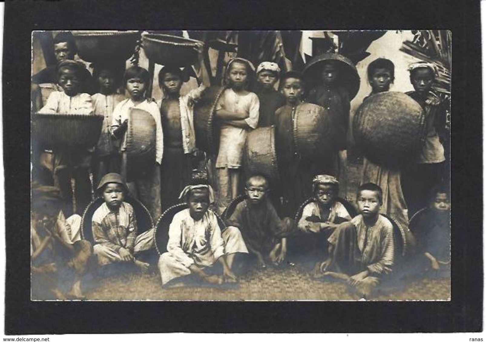 CPA Indochine Asie Carte Photo RPPC Métier Type Non Circulé - Vietnam