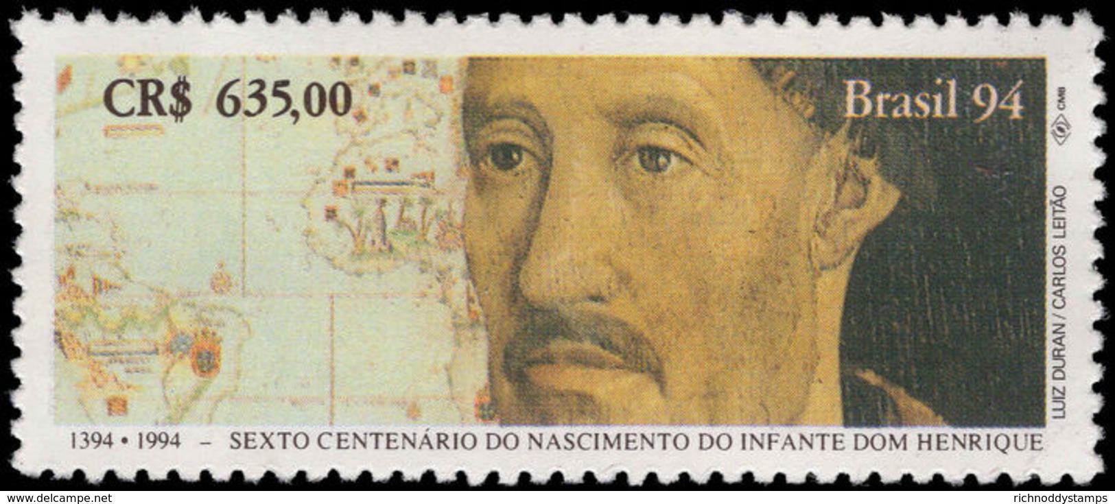 Brazil 1994 Prince Henry The Navigator Unmounted Mint. - Unused Stamps