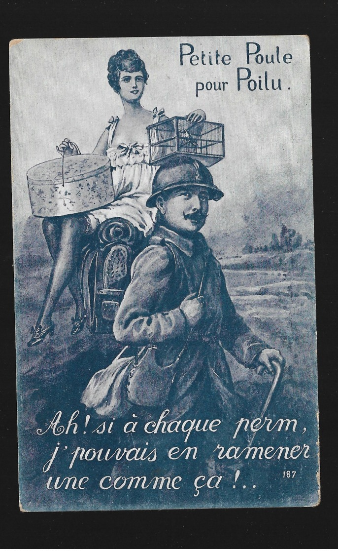 PETITE POULE POUR POILU - Weltkrieg 1914-18