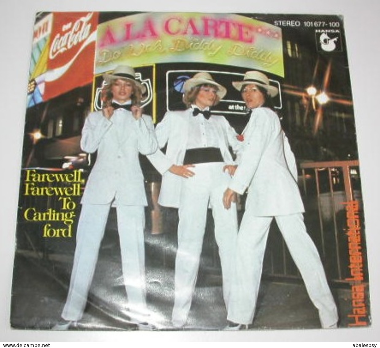 A La Carte 45t Do Wah Diddy Diddy (Hansa Germany 1980) VG++ M - Disco, Pop