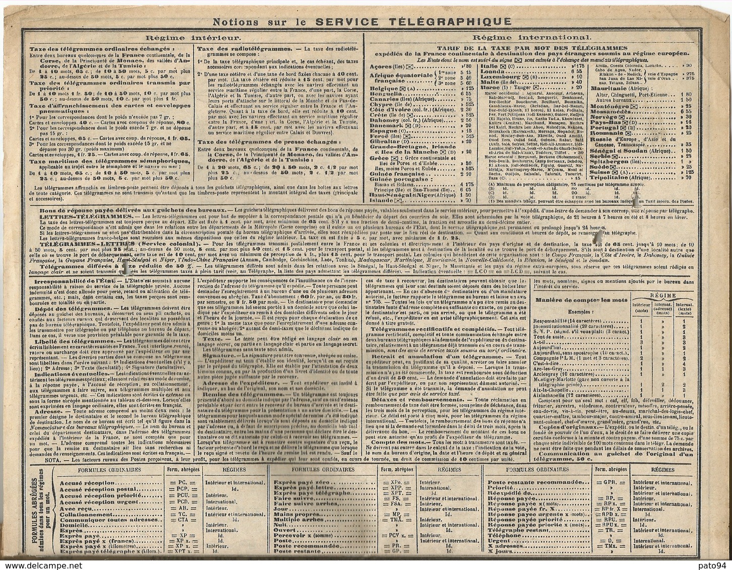 ALMANACH  DES  POSTES  ANNÉE  1918   /   DÉCORATION  D ' AVIATEURS - Grand Format : 1901-20