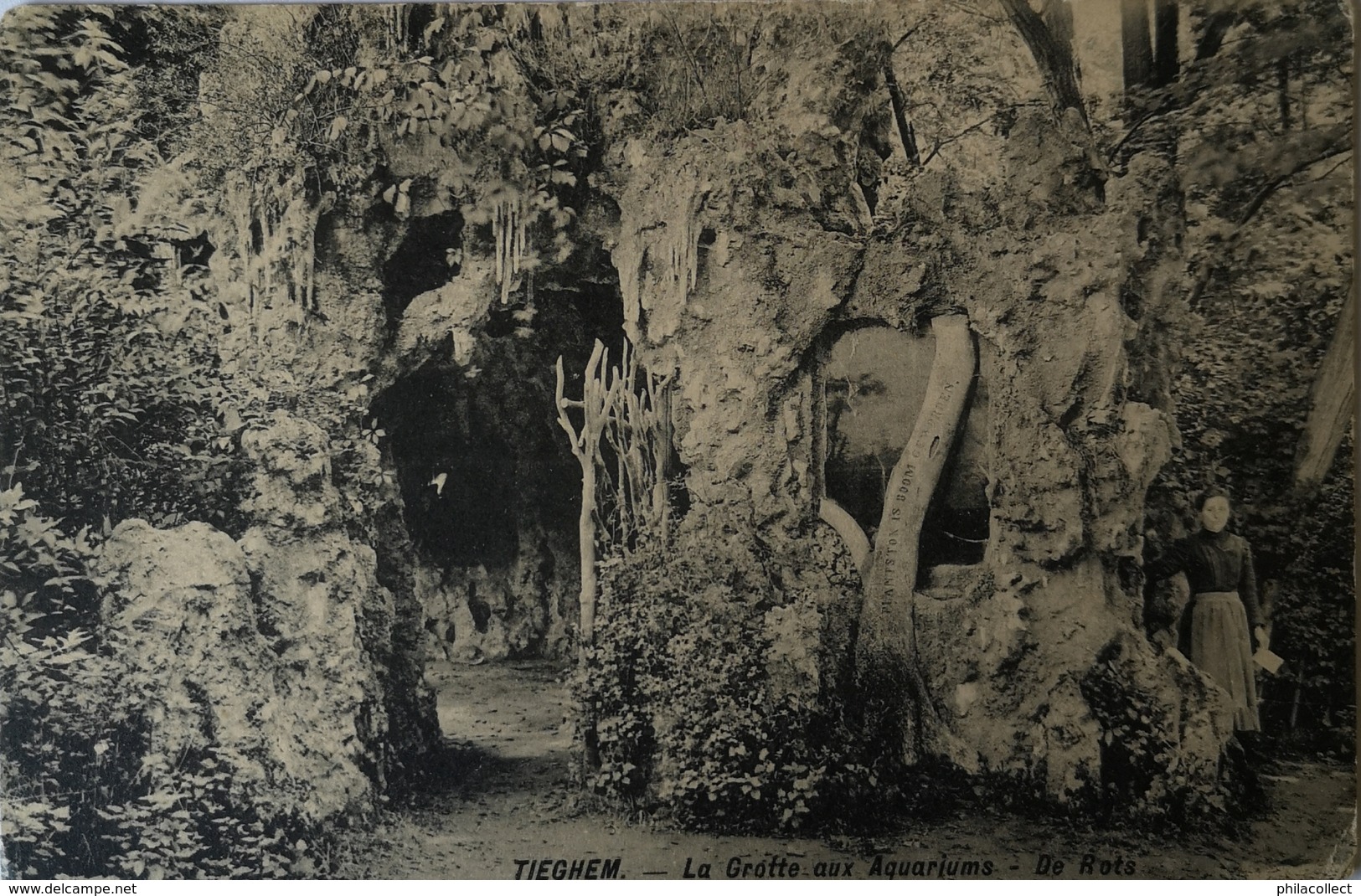 Tieghem - Tieghem // LA Grotte - De Rots (animee) 19?? - Anzegem