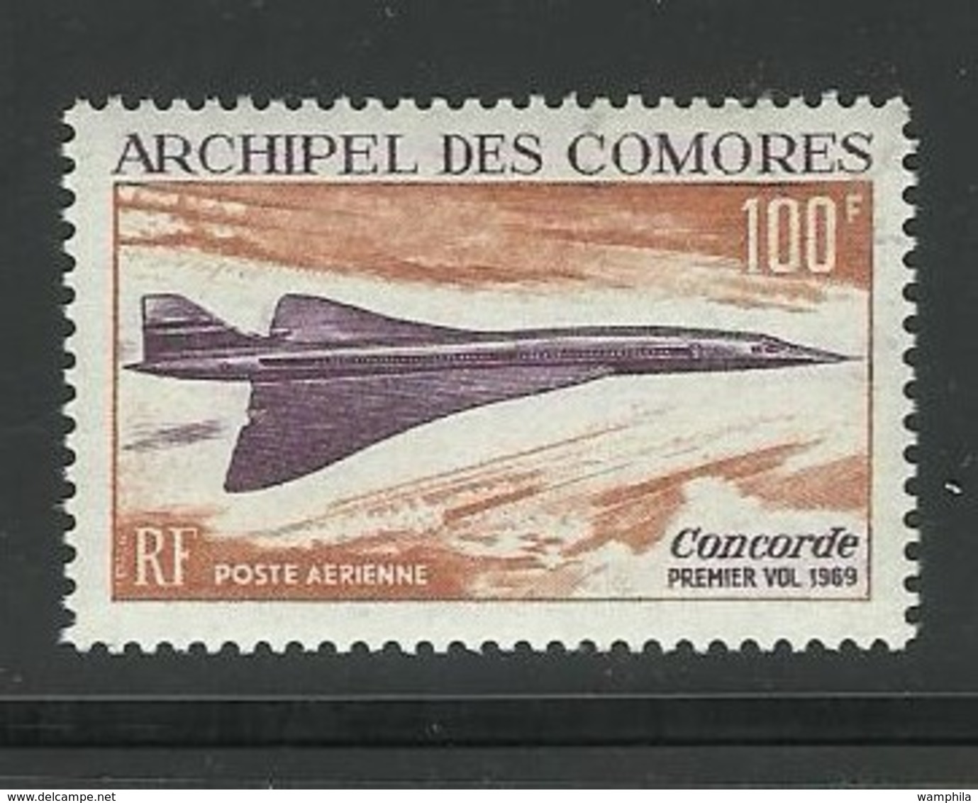 Concorde 1er Vol 1969, Comores PA 29 Neuf ** MNH Cote YT 24€ - Airmail