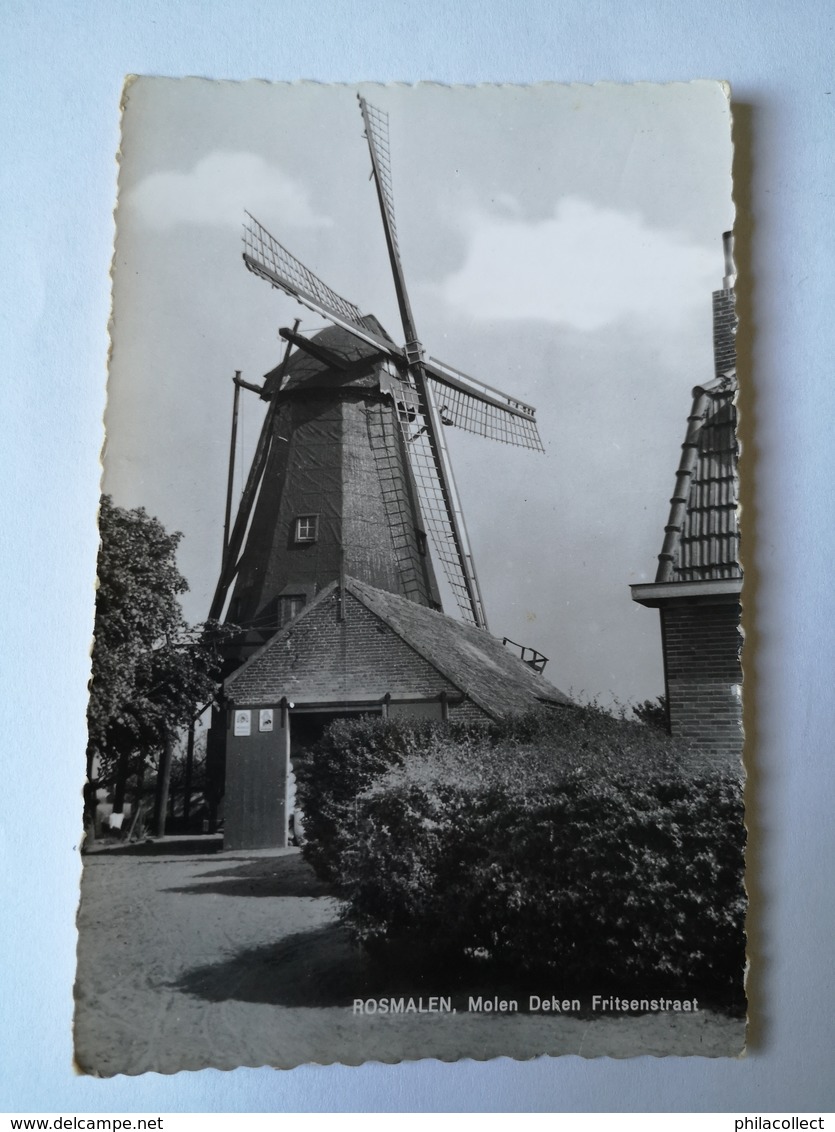 Rosmalen (N-Br.) Molen Deken Fritsenstraat Ca 1961 - Andere & Zonder Classificatie