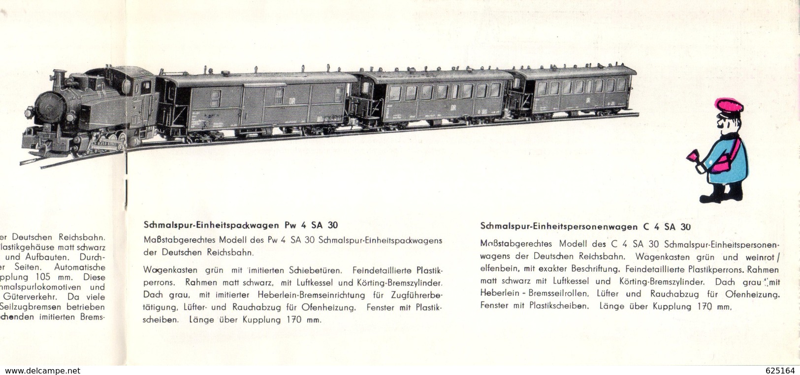 Catalogue ZEUKE & WEGWERTH 1964 HOm Schmalspurbahn (L.Herr Gulli) DDR - Allemand