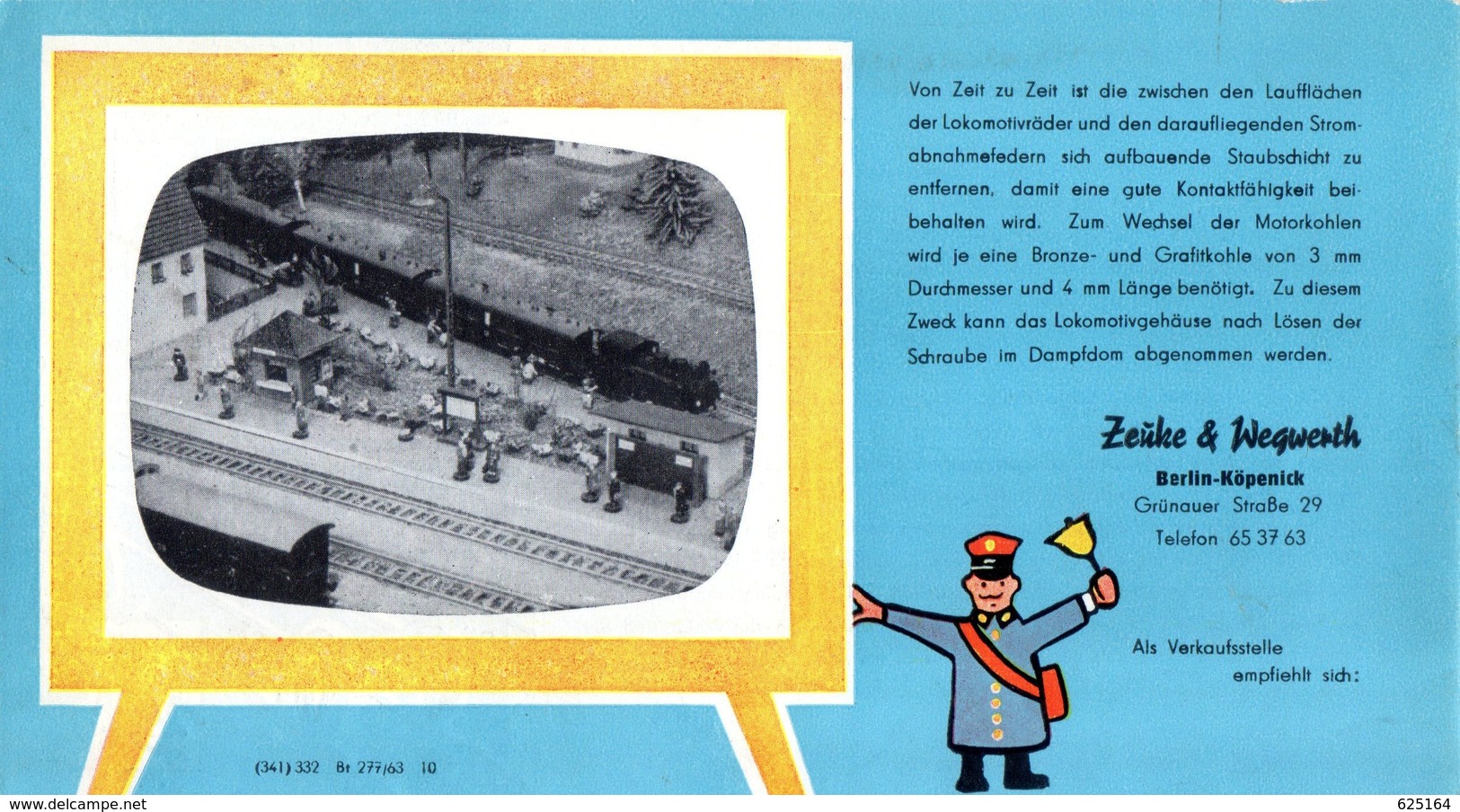 Catalogue ZEUKE & WEGWERTH 1964 HOm Schmalspurbahn (L.Herr Gulli) DDR - Allemand