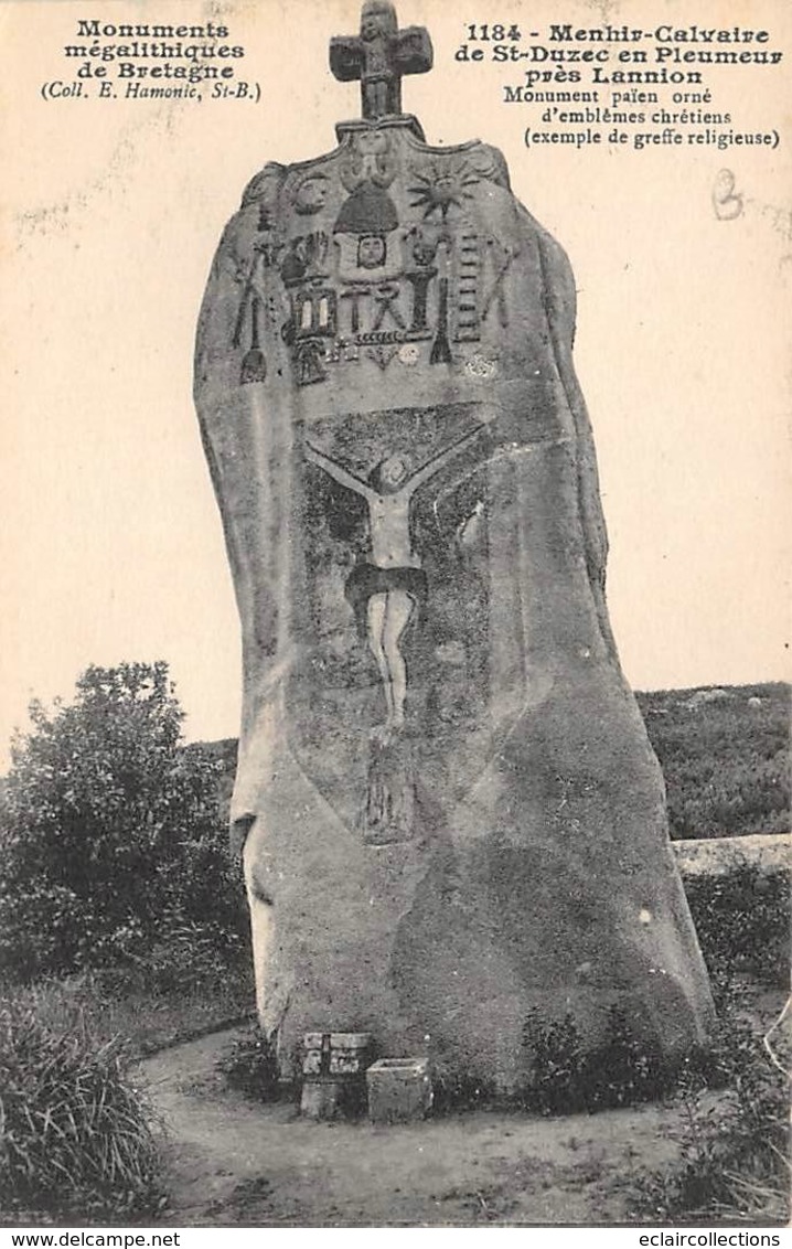 Saint Duzec En Pleumeur           22     Menhir Calvaire Mégalithe      (voir Scan) - Sonstige & Ohne Zuordnung