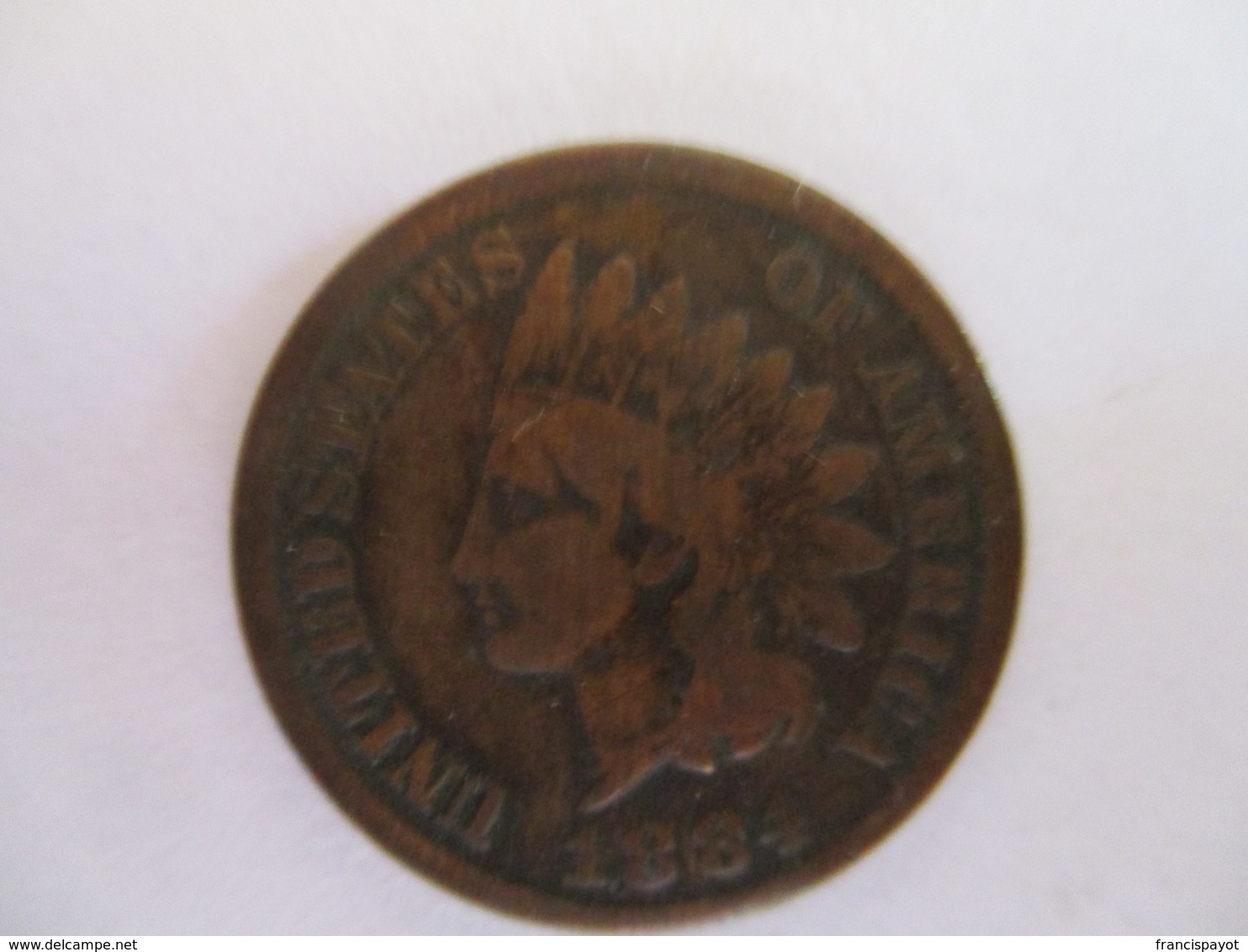 USA 1 Cent 1884 - 1859-1909: Indian Head