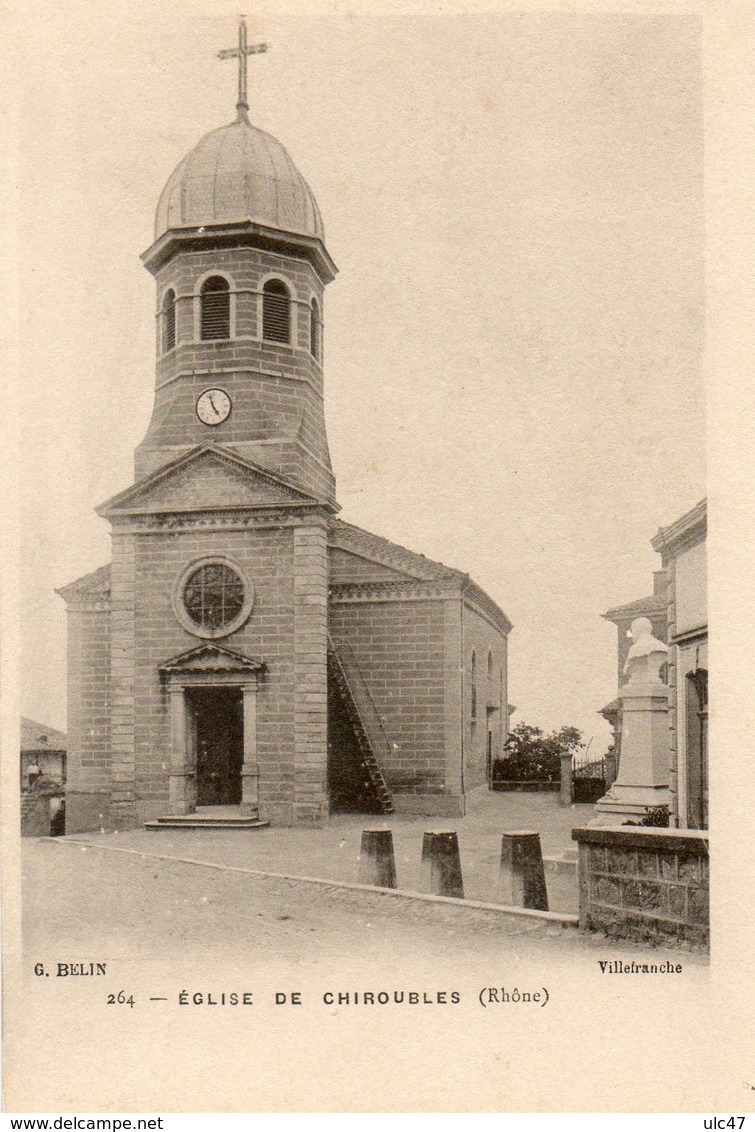 - 69 - EGLISE DE CHIROUBLES (Rhône) - - Chiroubles