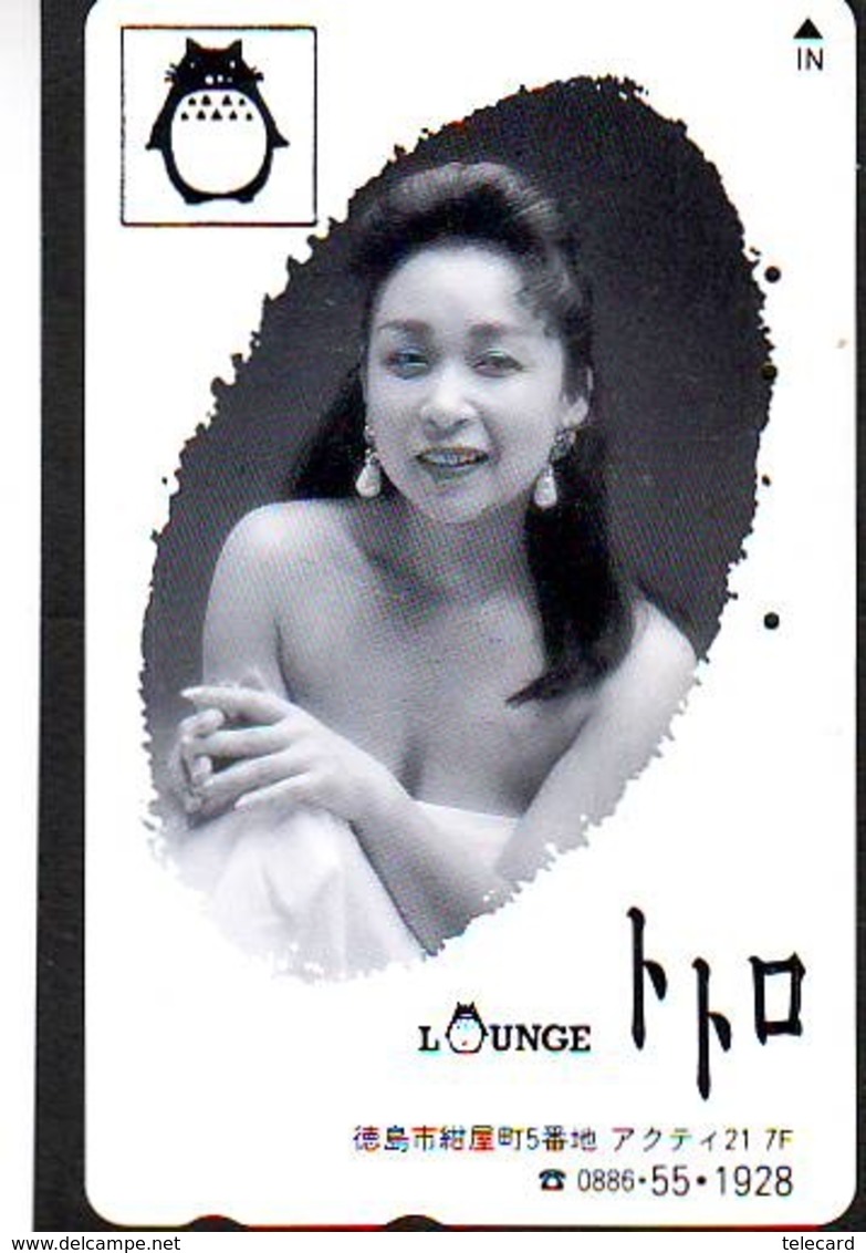 Télécarte Japon * EROTIQUE *   (6456)   EROTIC PHONECARD JAPAN * TK * BATHCLOTHES * FEMME SEXY LADY LINGERIE - Mode