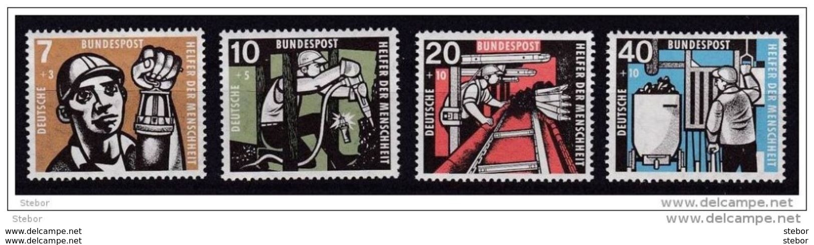 Duitsland  Nr 142/145 **, Zeer Mooi Lot Krt 3707 - Verzamelingen (zonder Album)