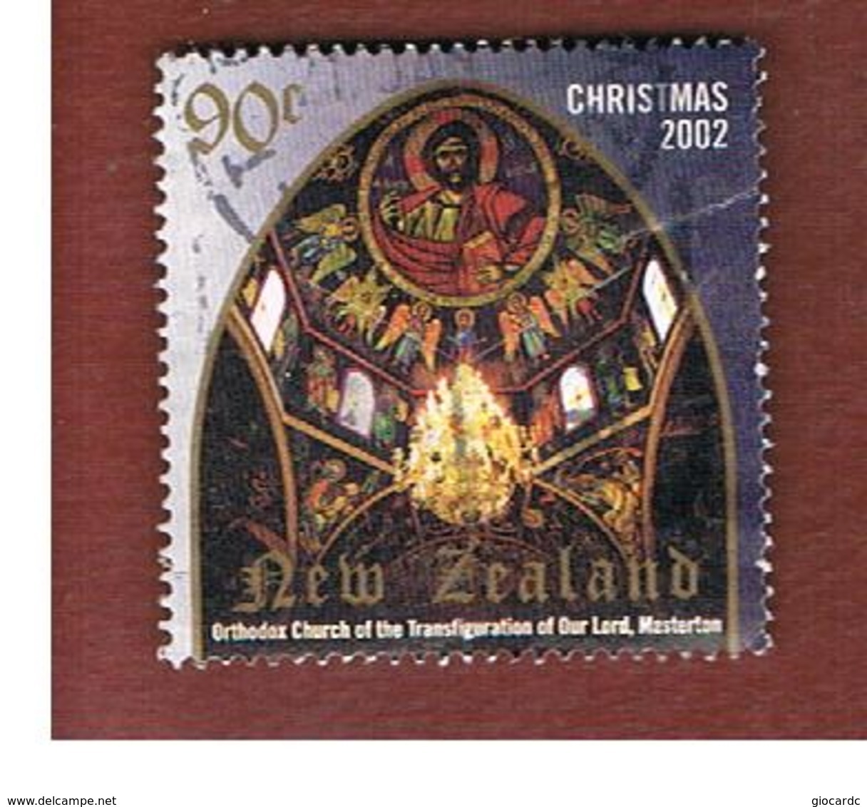 NUOVA ZELANDA (NEW ZEALAND) - SG 2526  -  2002  CHRISTMAS: ORTHODOX CHURCH        -  USED° - Used Stamps