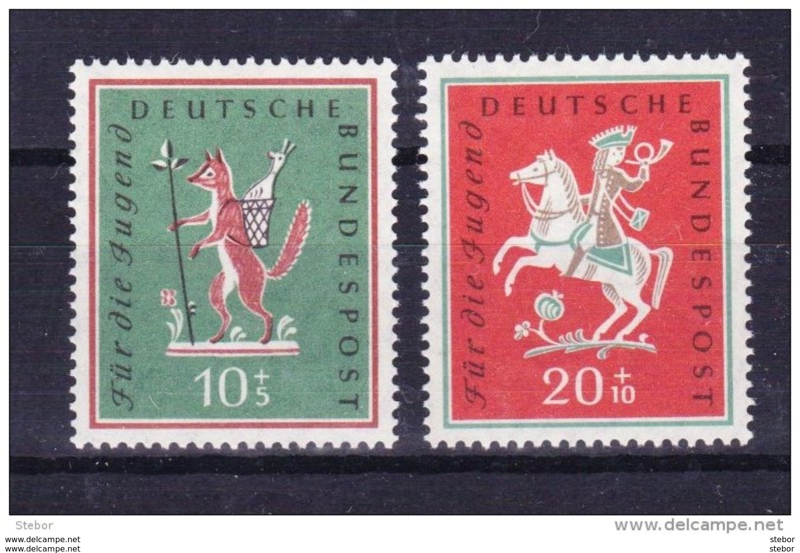 Duitsland 1958 Nr 157/58 **, Zeer Mooi Lot Krt 3733 - Neufs