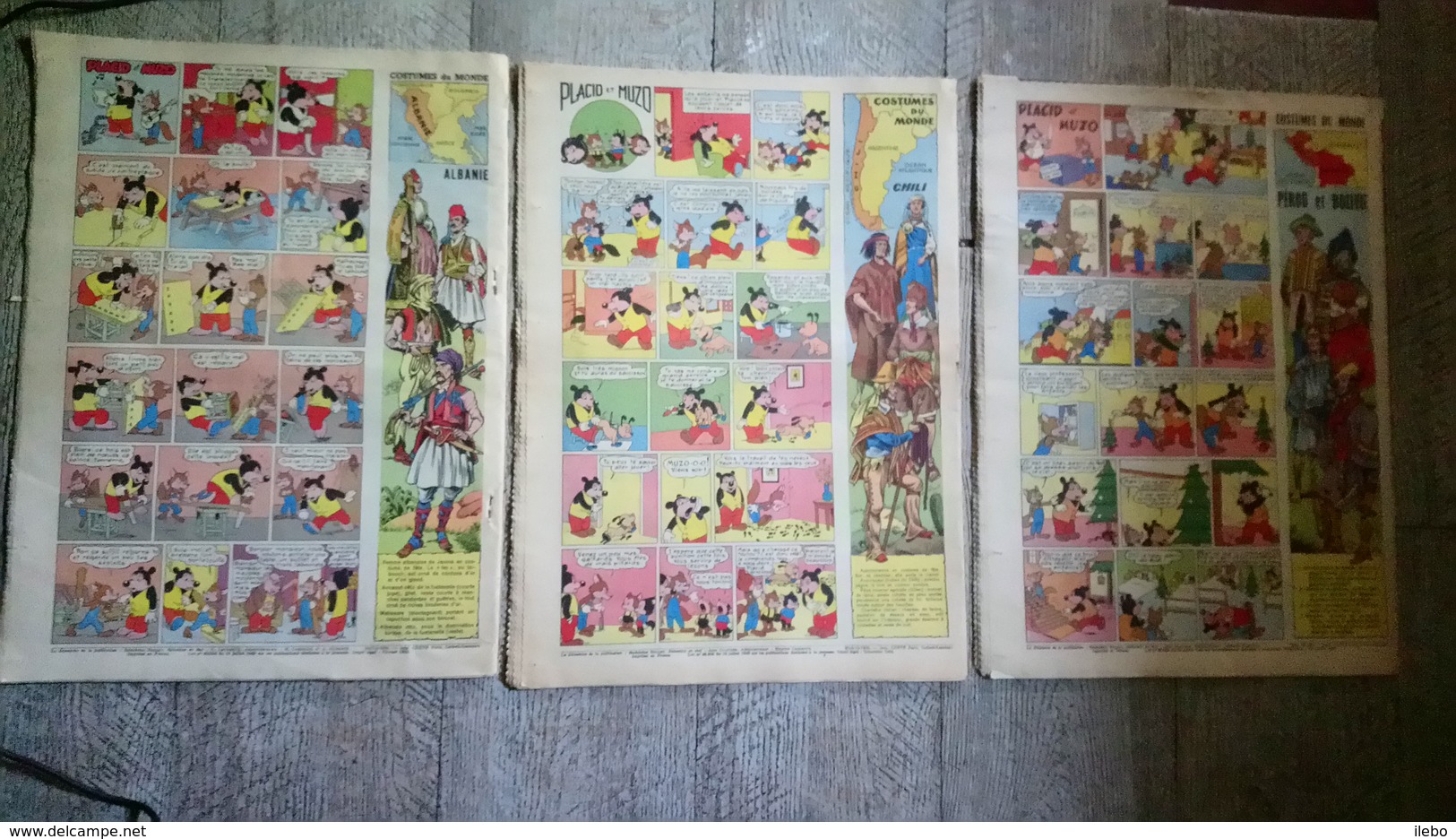 Lot 3 Magazines Vaillant Le Jounal Le Plus Captivant Pif Bande Dessinée 1959 - Pilote