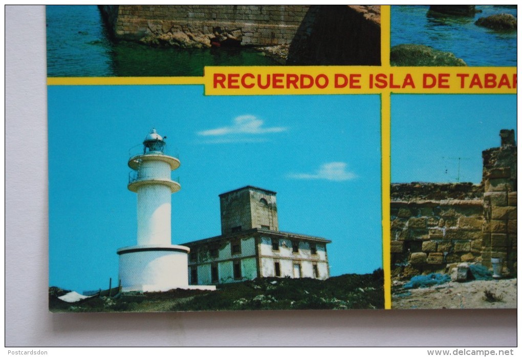 Spain, Tabarca Island - Lighthouse - Old Postcard - Faros