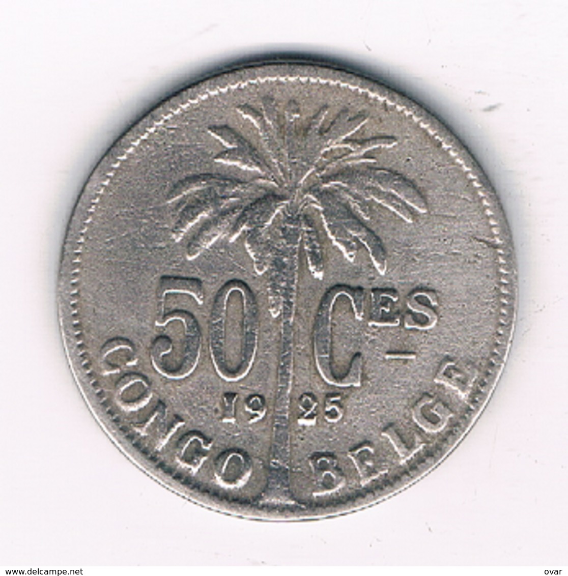 50 CENTIMES 1925  BELGISCH CONGO /5053/ - 1910-1934: Albert I