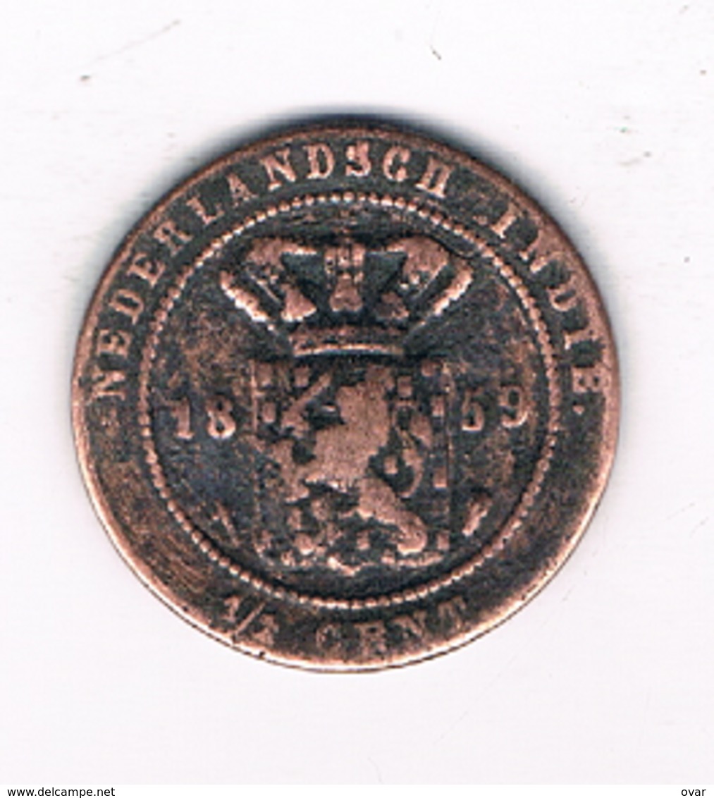 1/2 CENT 1859  NEDRLANDS INDIE /5059/ - Indes Néerlandaises