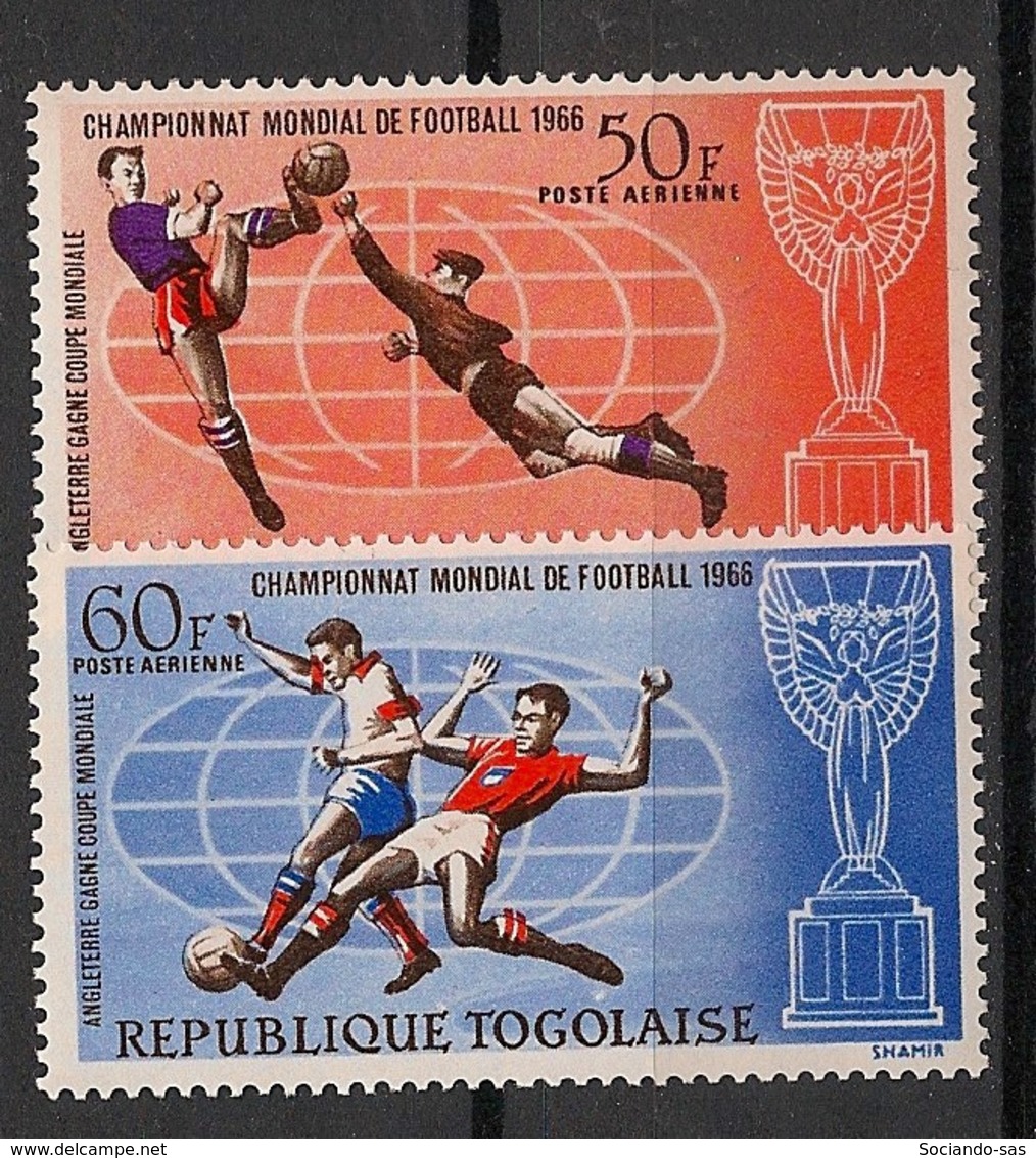 Togo - 1966 - Poste Aérienne PA N°Yv. 61 à 62 - Football World Cup England 66 - Neuf Luxe ** / MNH / Postfrisch - 1966 – Angleterre