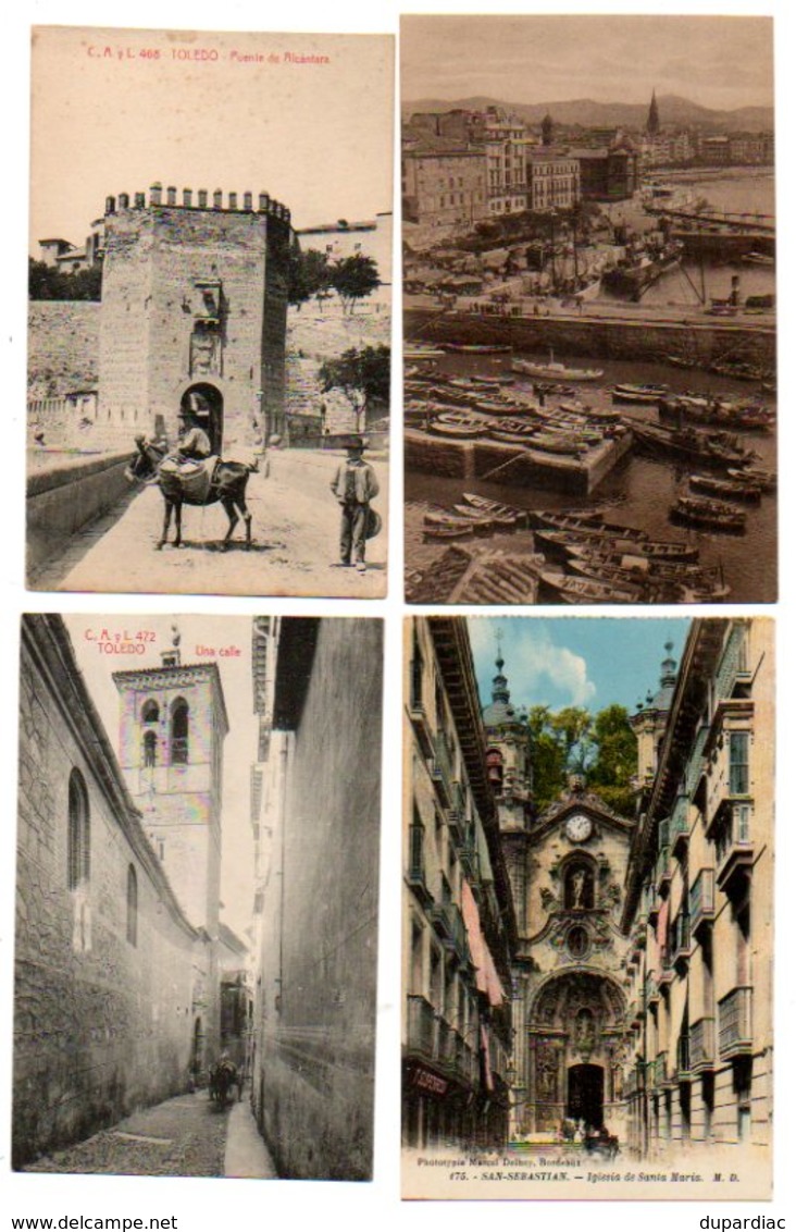 Espagne / Au Premier Acheteur, LOT De Cartes Postales ESPAGNE Et Carnets : Plus De 1180 Vues Différentes, Très Bon état. - 500 Postales Min.