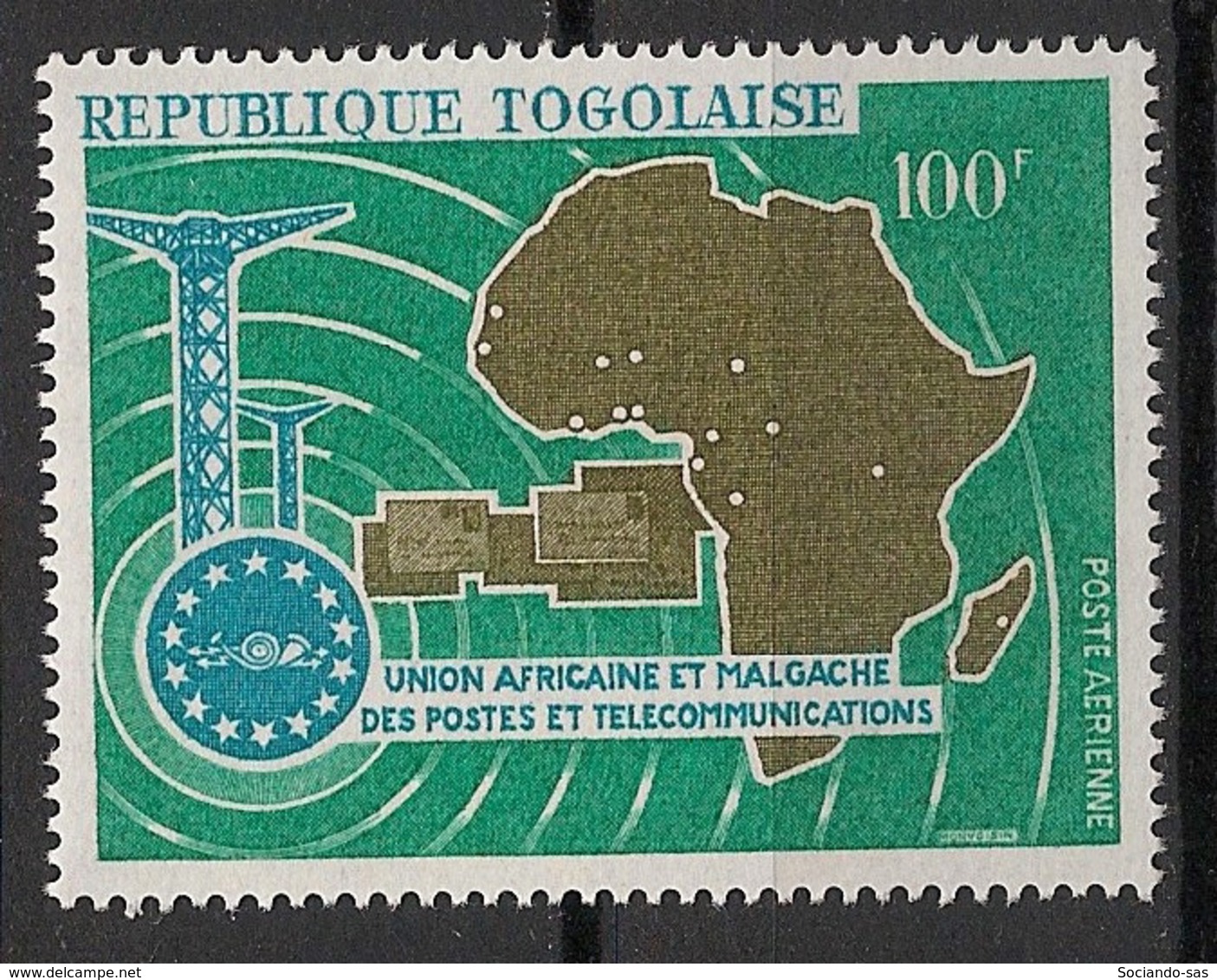 Togo - 1967 - Poste Aérienne PA N°Yv. 83 - UAMPT - Neuf Luxe ** / MNH / Postfrisch - Togo (1960-...)