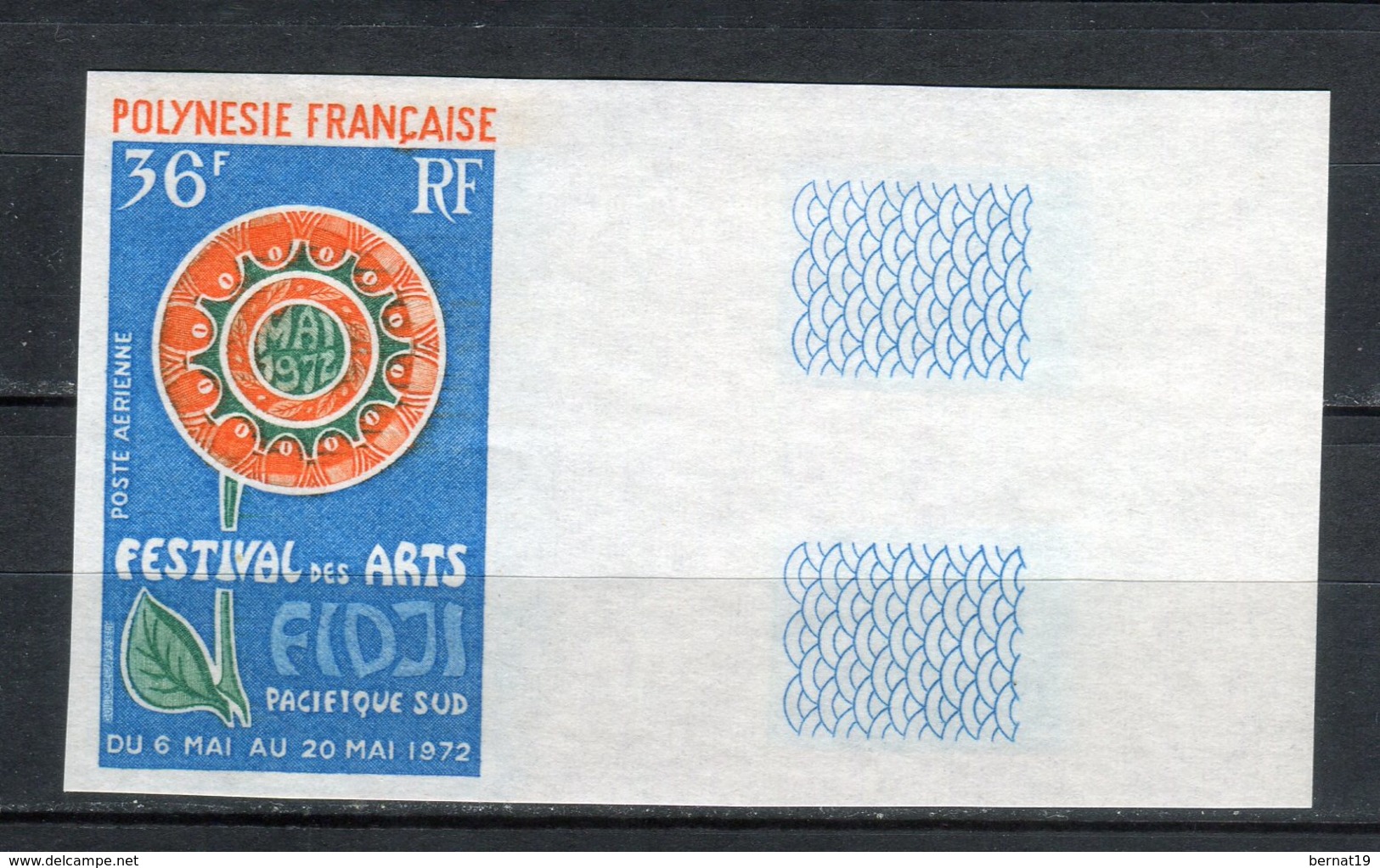 Polinesia Francesa 1972. Yvert A 63 Imperforated ** MNH. - Non Dentelés, épreuves & Variétés