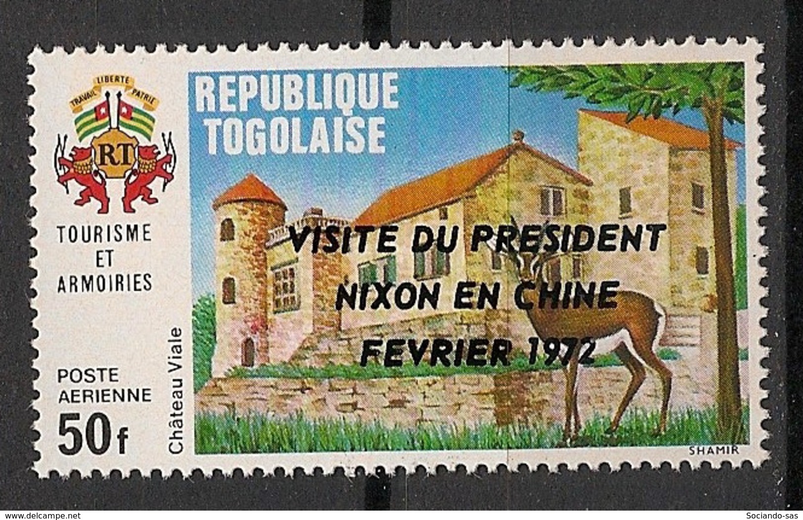 Togo - 1972 - Poste Aérienne PA N°Yv. 177 - Nixon En Chine - Neuf Luxe ** / MNH / Postfrisch - Togo (1960-...)