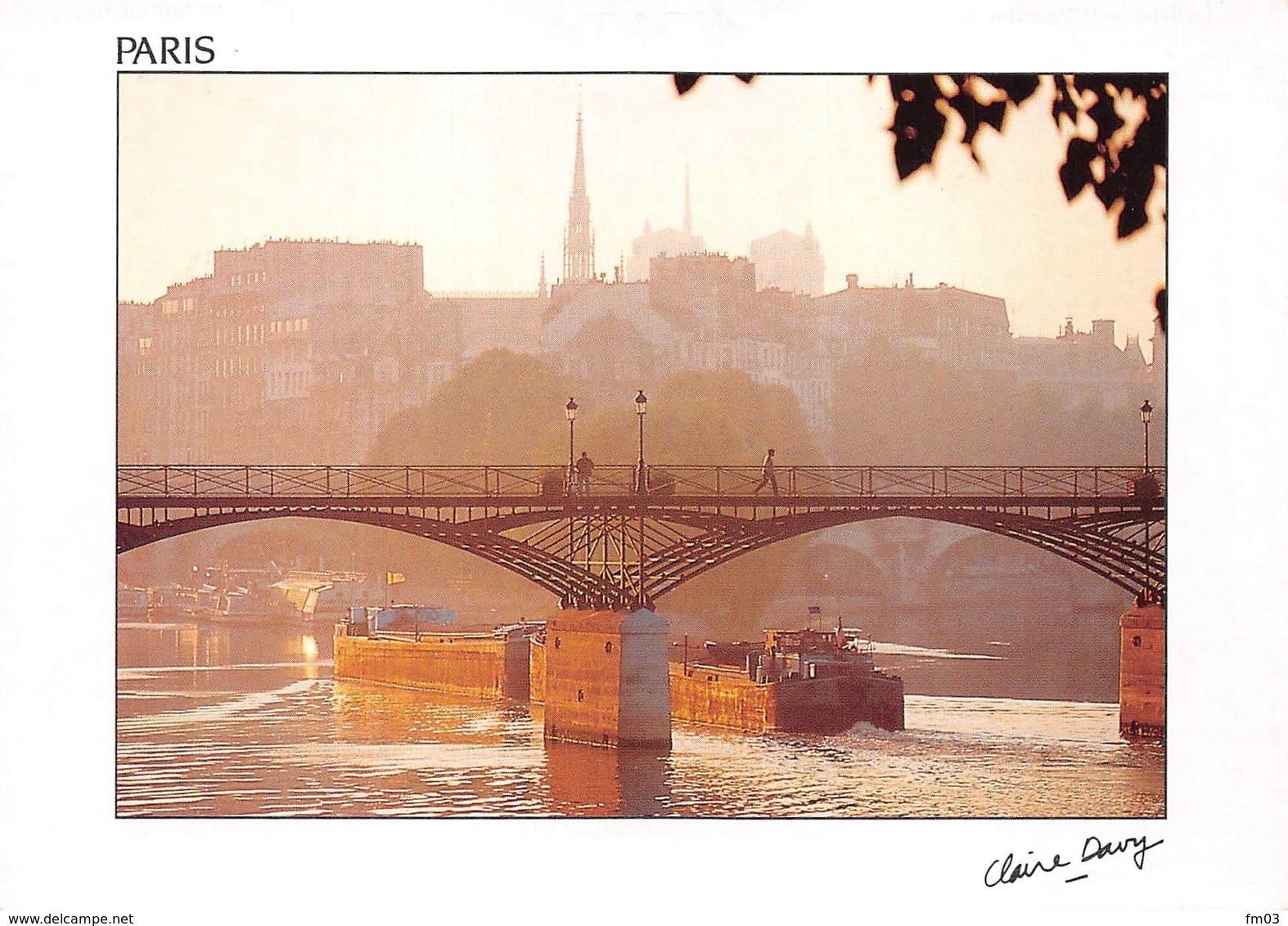 Paris Péniches Péniche - The River Seine And Its Banks