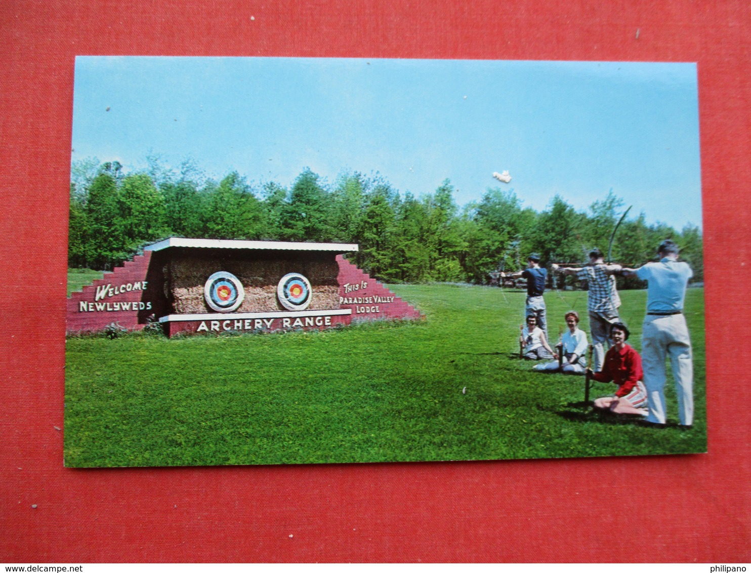 > Paradise Valley's Lodge's Archery  Range  Mt. Pocono Pa.     Ref 3451 - Archery