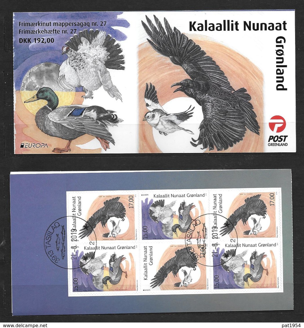 Groënland 2019, Carnet C 794 Oblitéré Europa Oiseaux - Booklets
