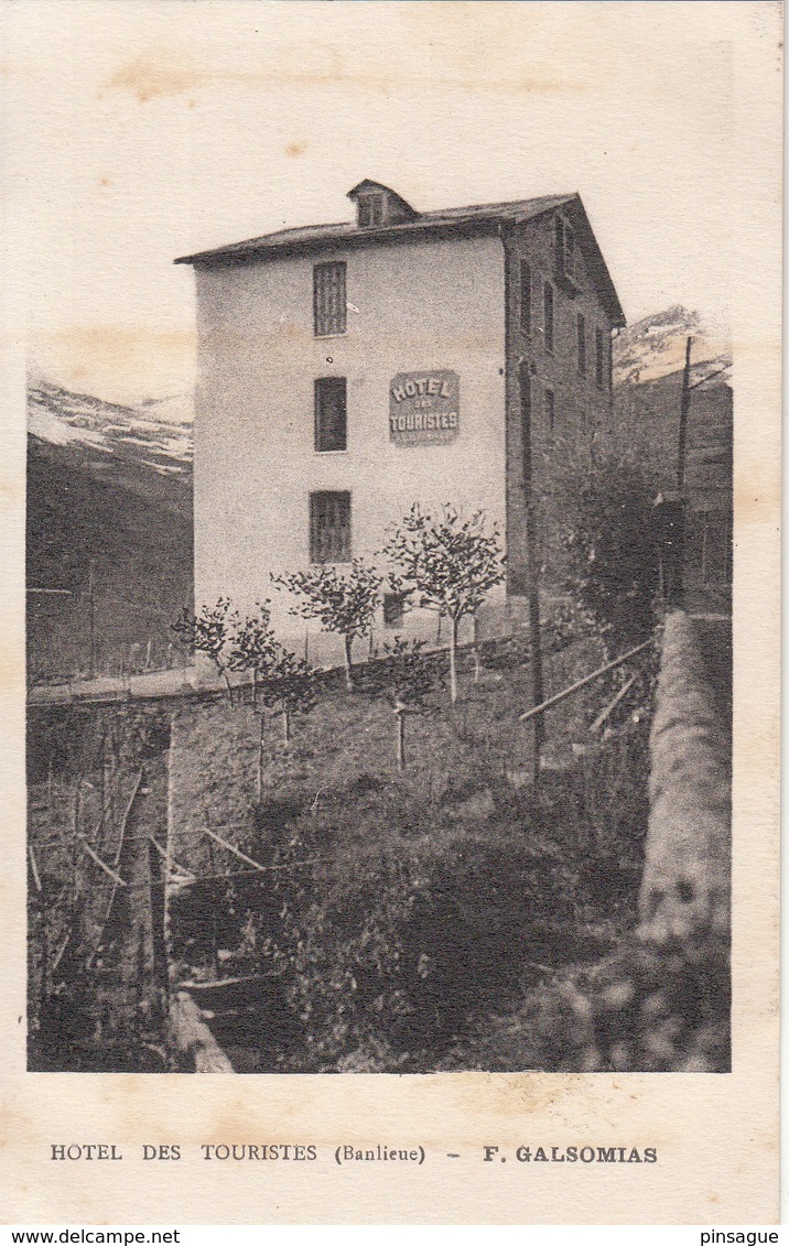 HOTEL DES TOURISTES (Banlieue) F. GALSOMIAS à Prats De Mollo - Autres & Non Classés