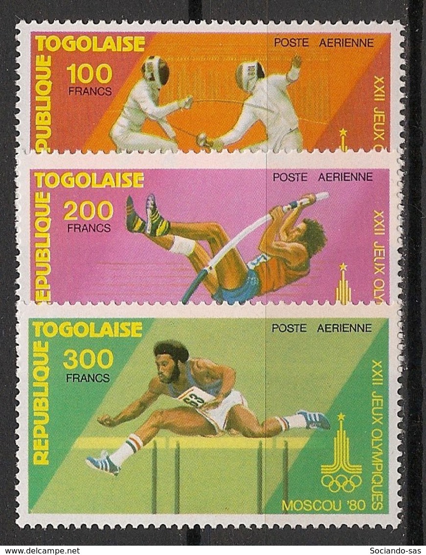 Togo - 1980 - Poste Aérienne PA N°Yv. 415 à 417 - Moscou /Olympics - Neuf Luxe ** / MNH / Postfrisch - Sommer 1980: Moskau