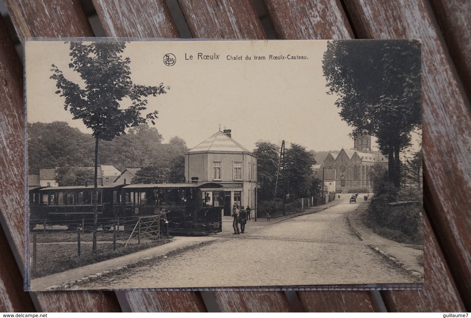 CPA - Le Roeulx - Chalet Du Tram Roeulx-Casteau - Tram - Tramway - Le Roeulx