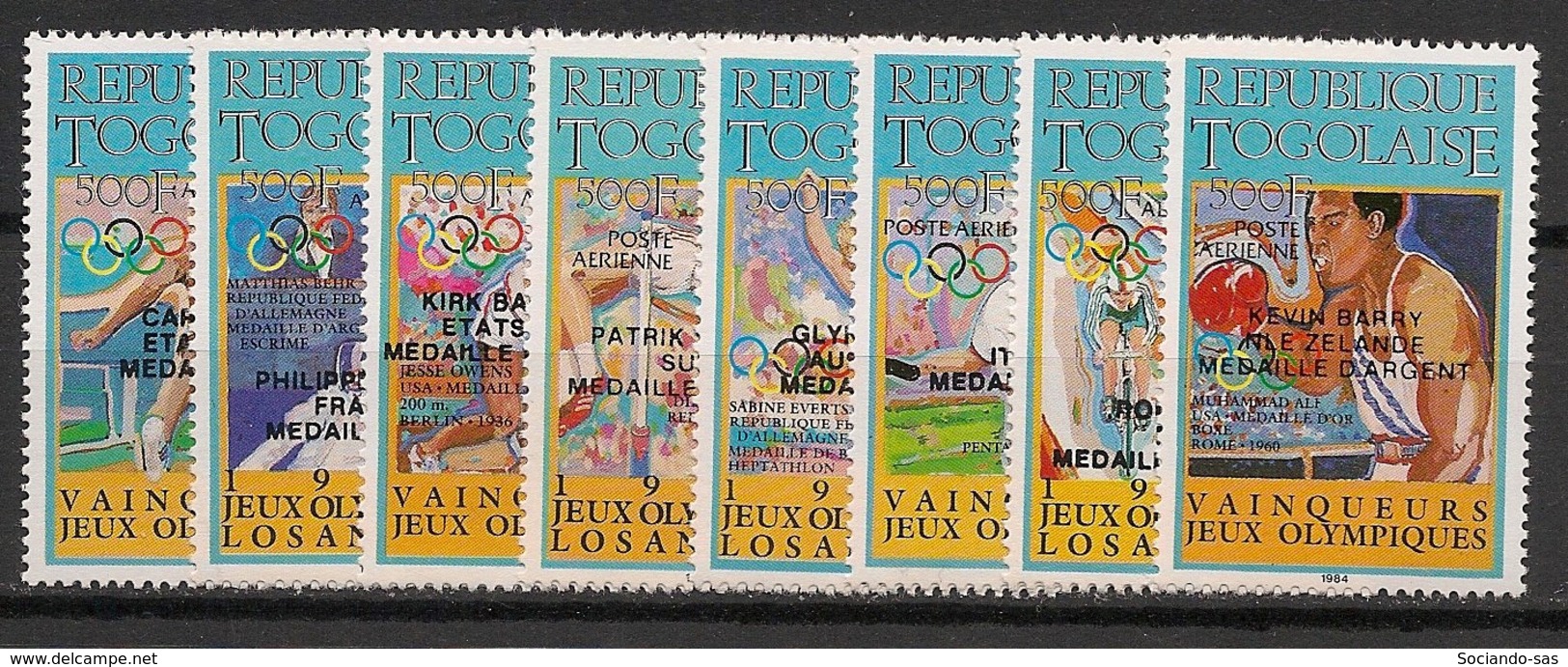 Togo - 1986 - Poste Aérienne PA N°Yv. 594 à 601 - Los Angeles / Olympics - Neuf Luxe ** / MNH / Postfrisch - Togo (1960-...)