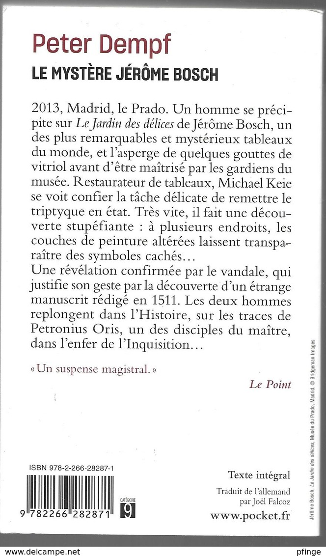 Le Mystère Jérôme Bosch Par Peter Dempf - Autres & Non Classés