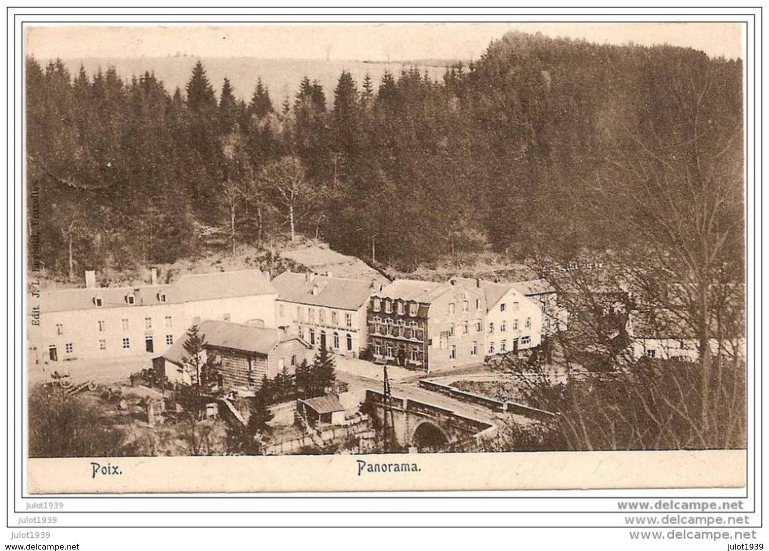 POIX ..--  1904 Vers SPA ( Mme Marie BEAUJEAN ) . Voir Verso . - Saint-Hubert