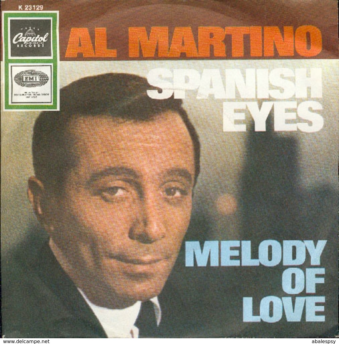 Al Martino 45t Spanish Eyes (capitol Germany) Ex M - Jazz