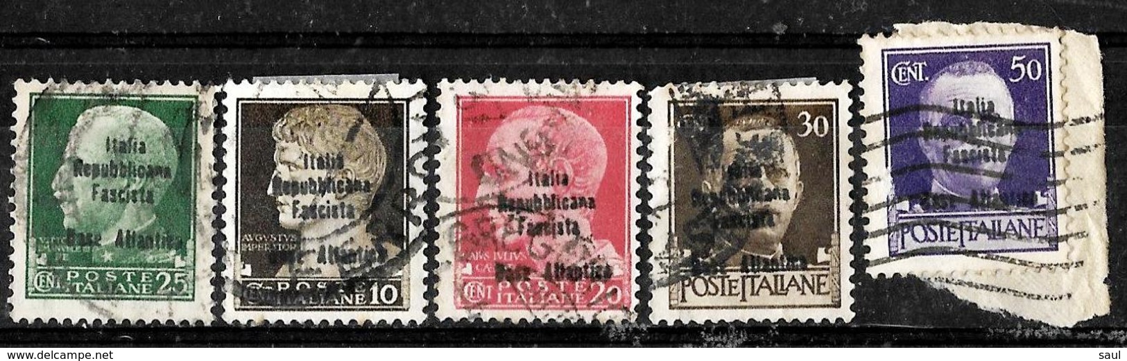 453 - ITALIA - ITALIE - 1943 - WAR - BASE ATLANTICA -  FORGERIES, FAUX, FALSI,  FAKES FALSCHEN - Collections (sans Albums)