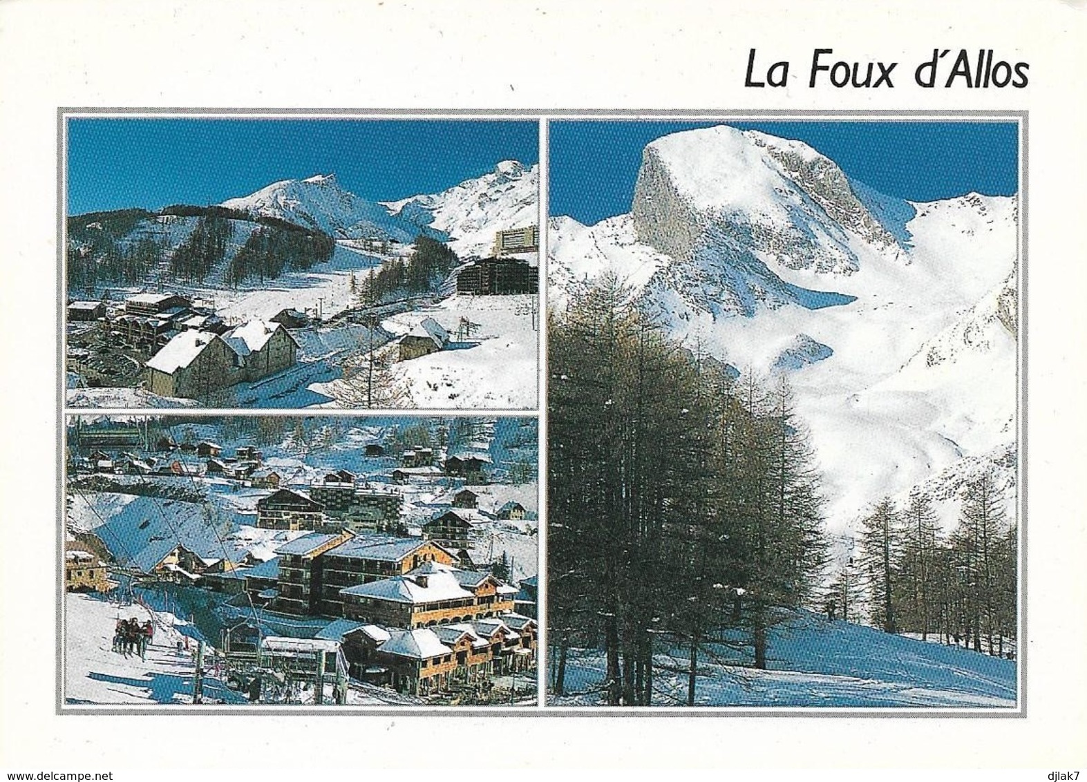 04 La Foux D'Allos Divers Aspects (2 Scans) - Autres & Non Classés