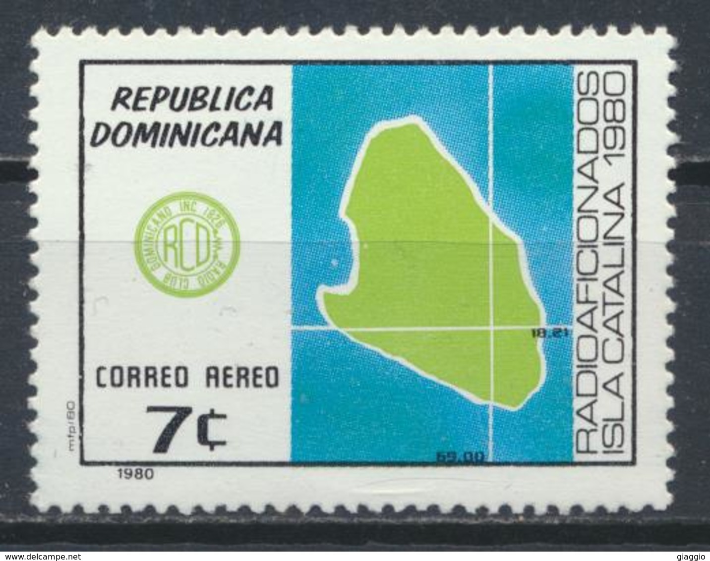 °°° REPUBBLICA DOMENICANA - Y&T N°366 PA - 1980 MNH °°° - Repubblica Domenicana