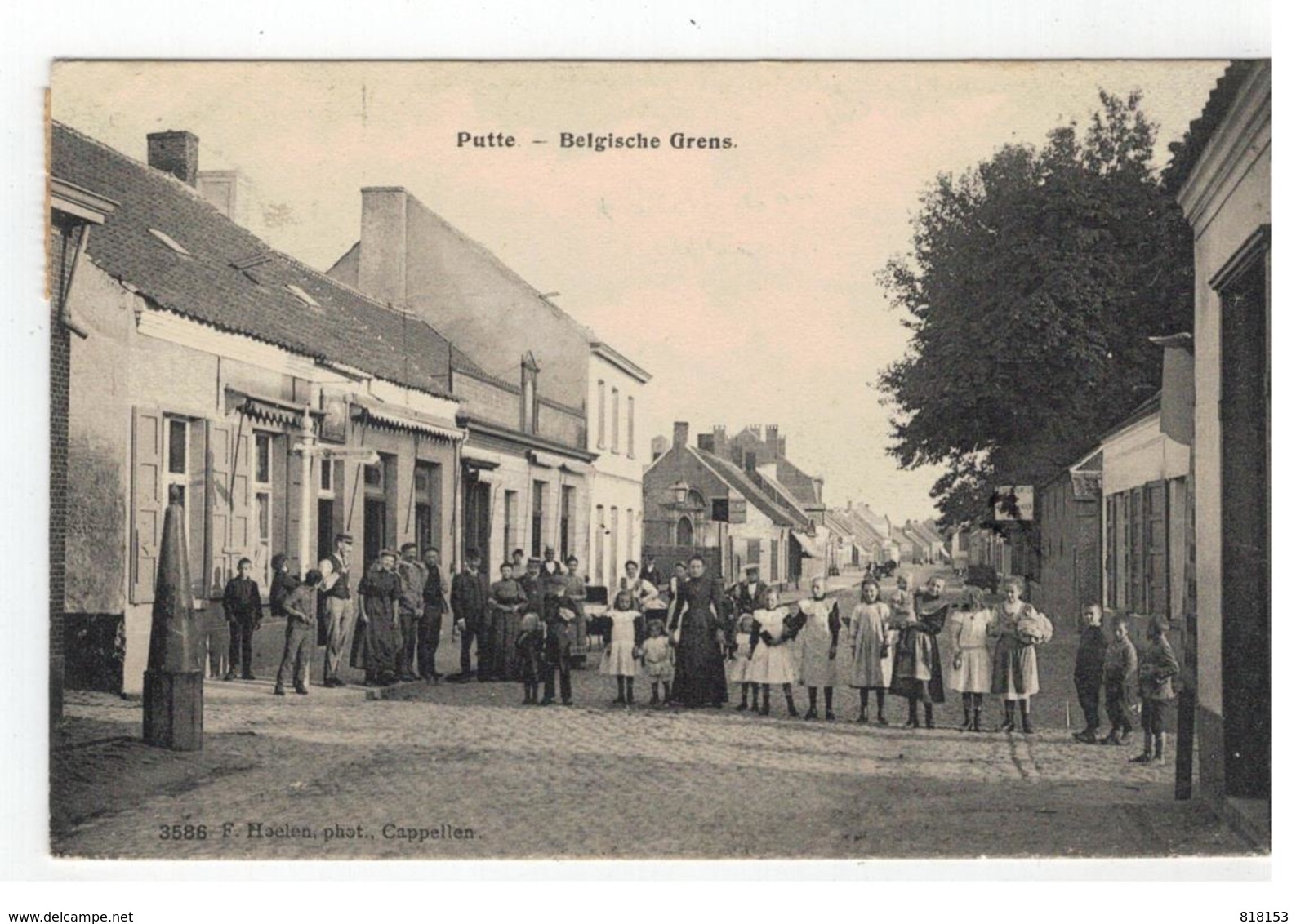 Putte - Belgische Grens  3586, F,Hoelen, Phot. Cappellen 1908 - Kapellen