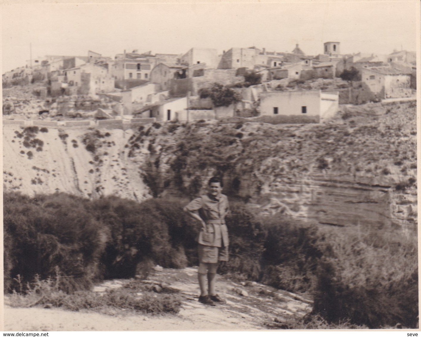 SORBAS 1949  Photo Amateur Format Environ 7,5 Cm X 5,5 Cm - Lieux