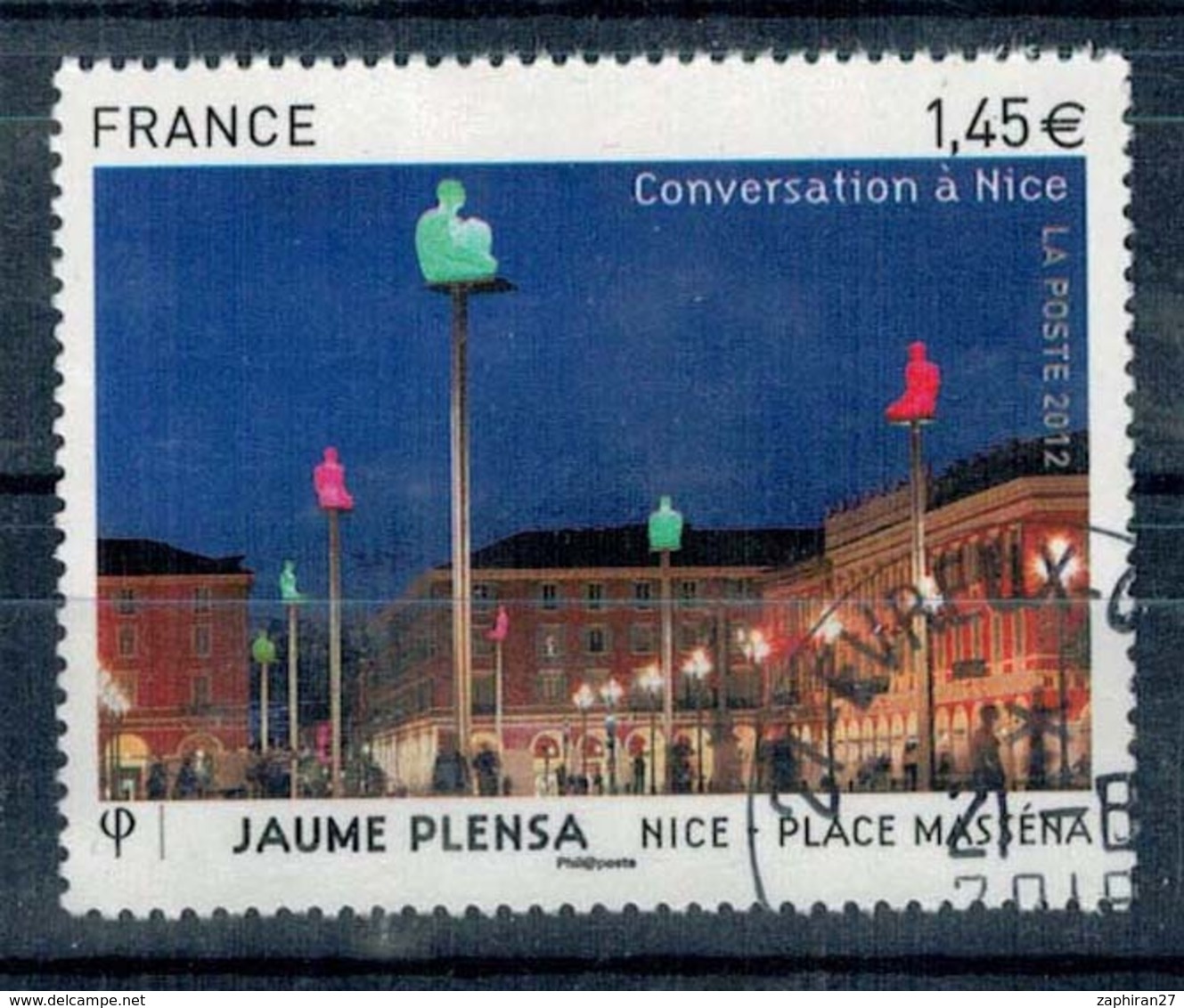 2012 N 4683 PLACE MASSENA NICE  OBLITERE CACHET ROND #228# - Gebraucht